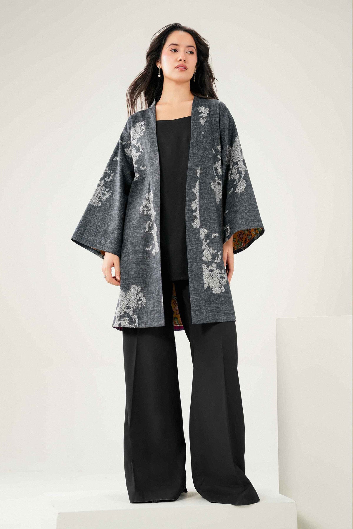 Printed Jacket - PW25-561 for Women - Pret Collection | Nishat | Shop Online