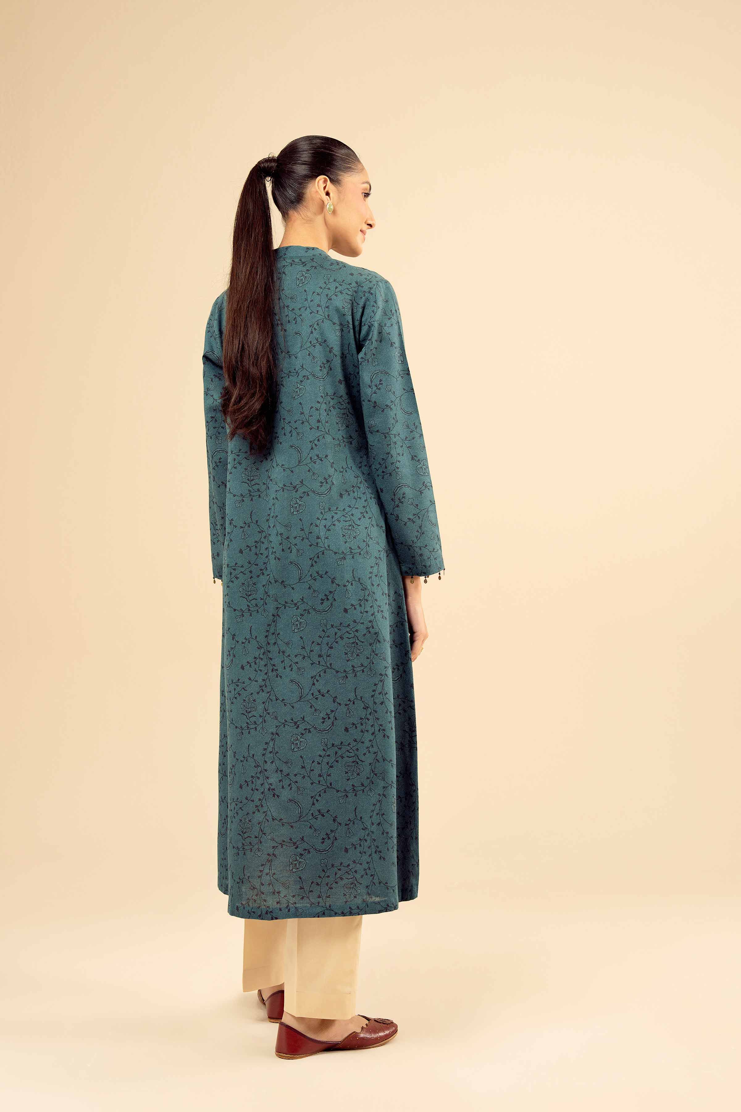 Printed Embroidered Shirt - PW25-579 for Women - Pret Collection | Nishat | Shop Online