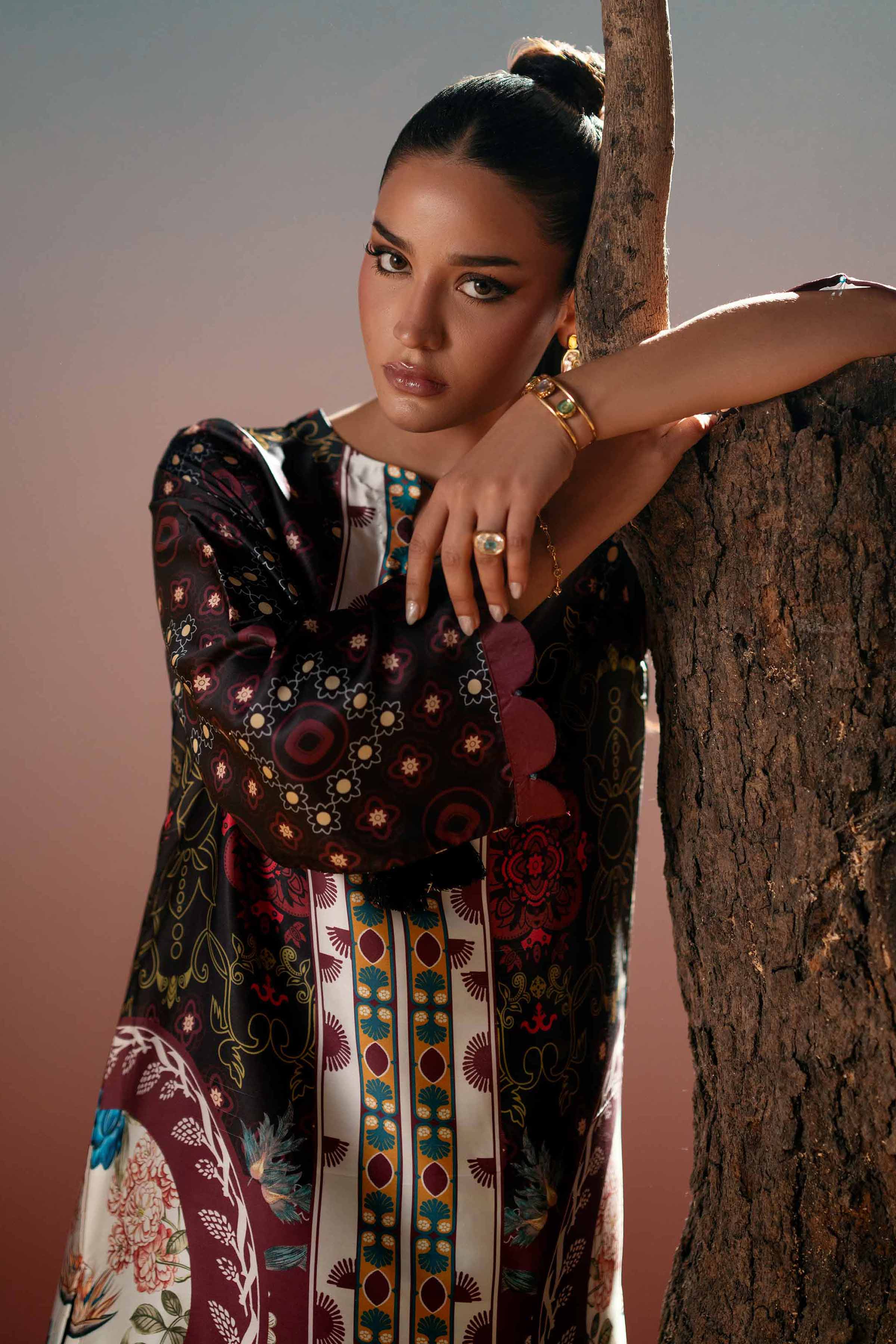 Printed Shirt - PW25-589 for Women - Pret Collection | Nishat | Shop Online