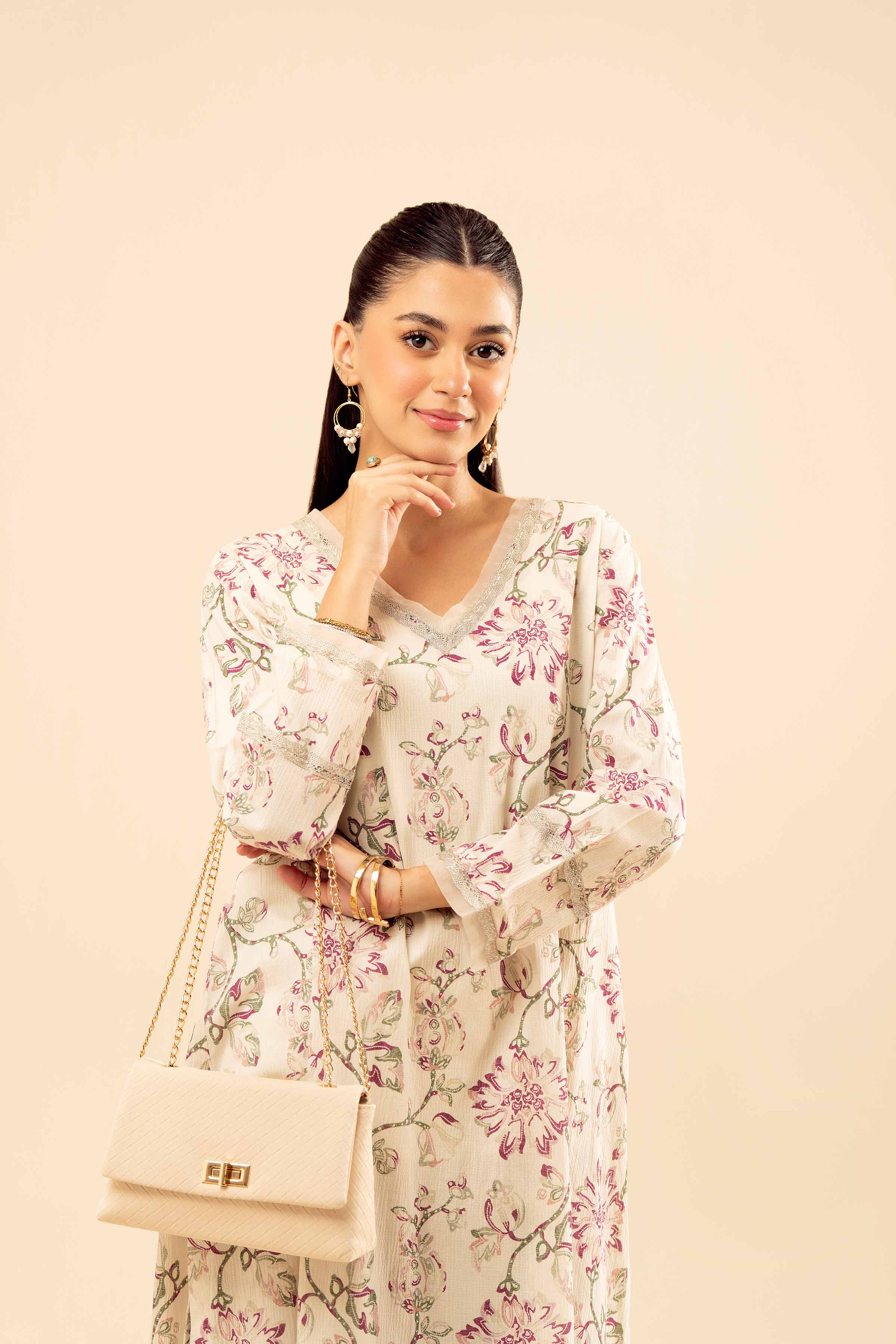 2 Piece - Basic Suit - PW25-61 for Women - Pret Collection | Nishat | Shop Online