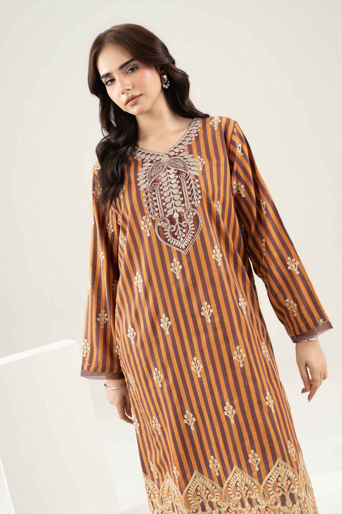 2 Piece - Printed Embroidered Suit - PW25-84 for Women - Pret Collection | Nishat | Shop Online
