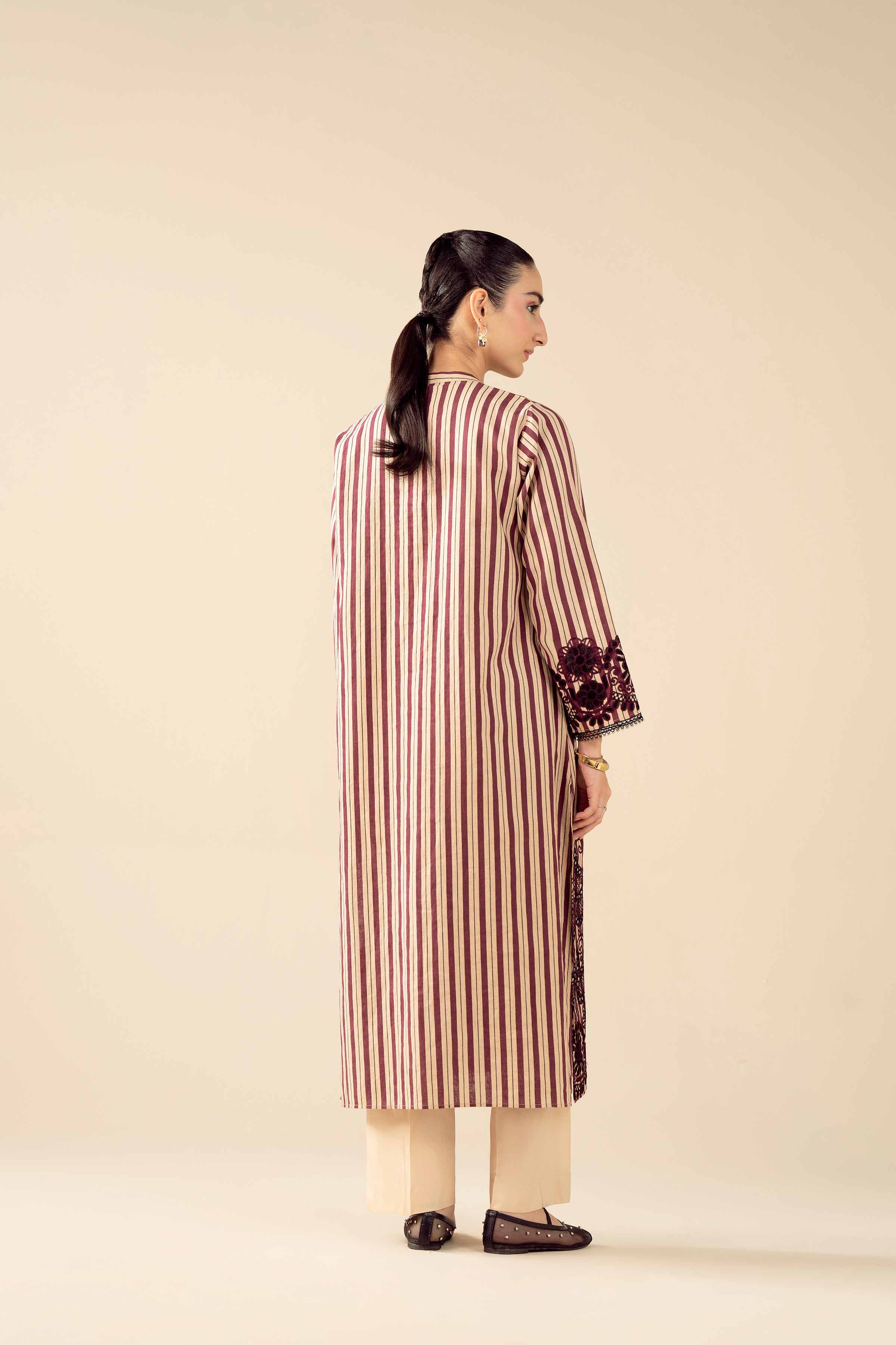 3 Piece - Printed Embroidered Suit - PW25-85 for Women - Pret Collection | Nishat | Shop Online