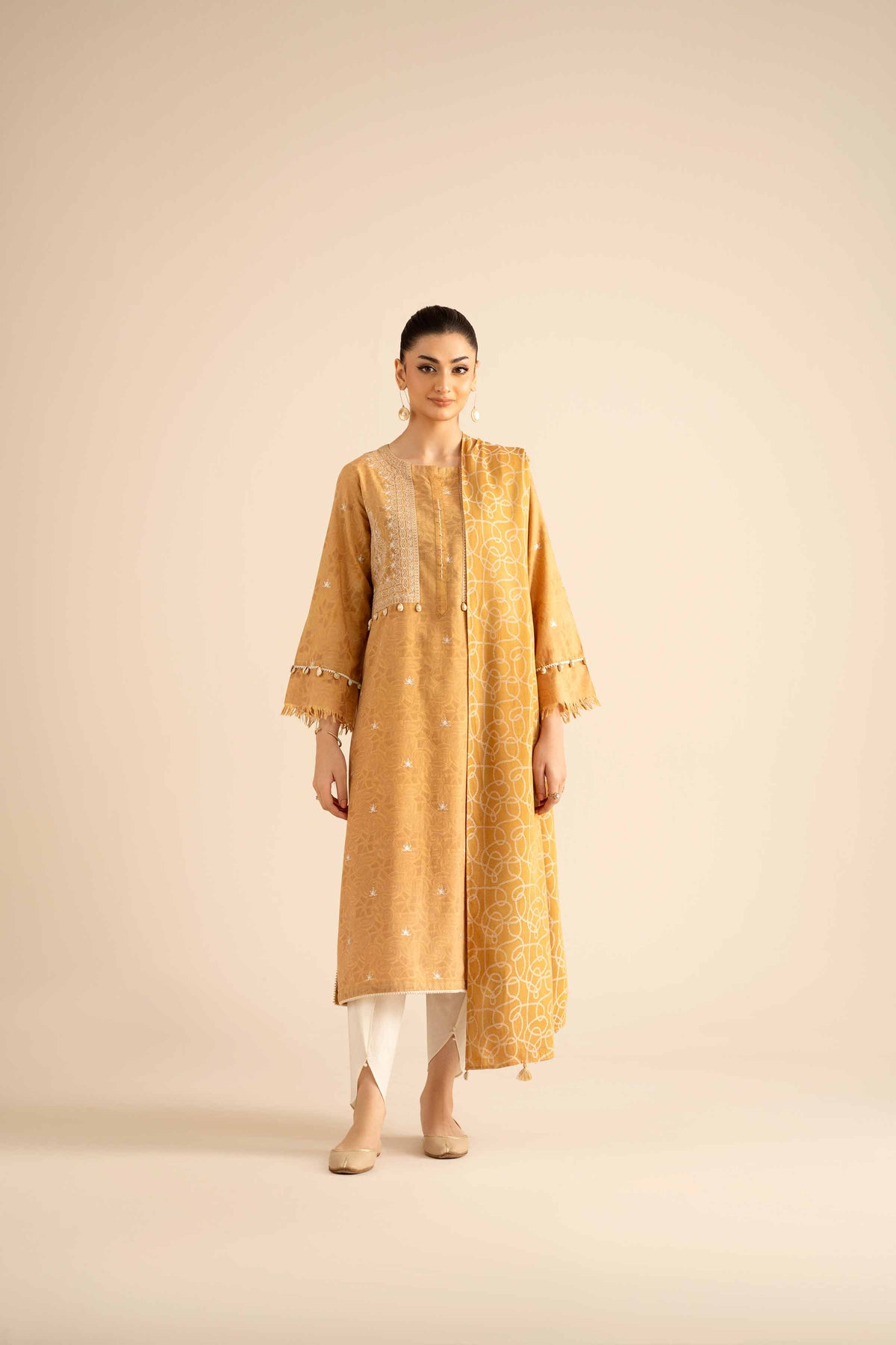 2 Piece - Embroidered Suit - PW25-92 for Women - Pret Collection | Nishat | Shop Online