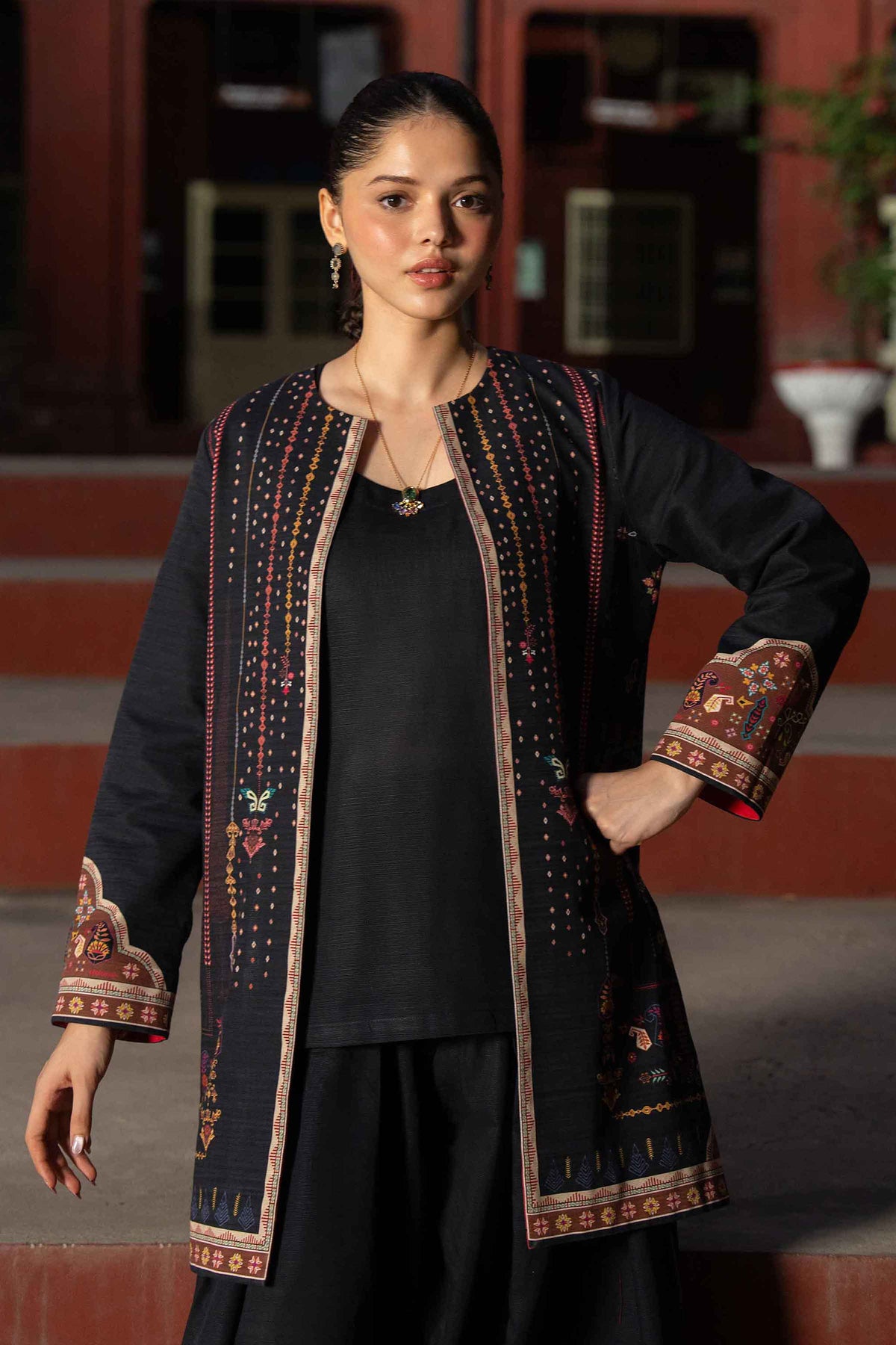 Printed Jacket - ST1J-PRET26WV2-2 for Women - Pret Collection | Nishat | Shop Online