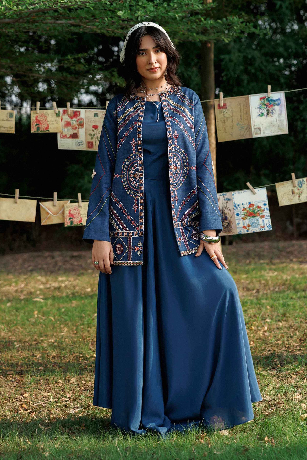 Printed Embroidered Jacket - ST1JE-PRET26WV2-2 for Women - Pret Collection | Nishat | Shop Online