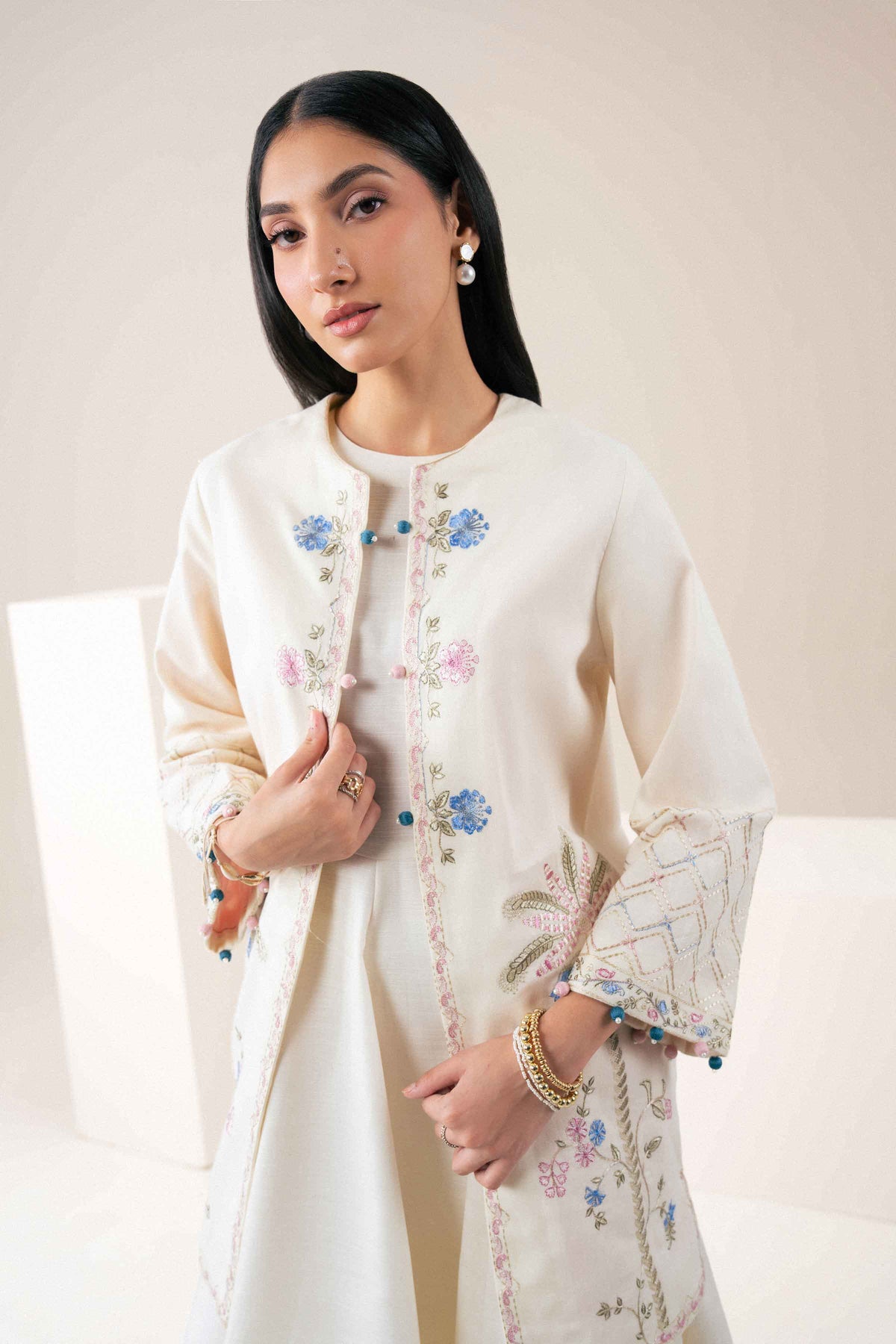 Embroidered Jacket - ST1JE-PRET26WV2-7 for Women - Pret Collection | Nishat | Shop Online