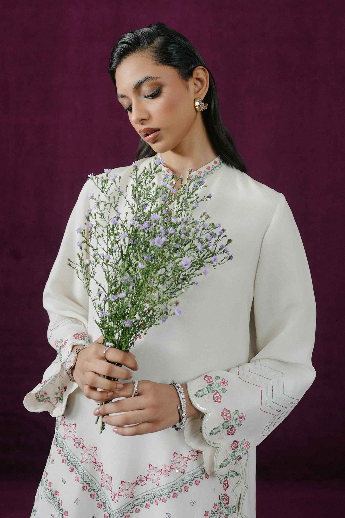 2 PIECE - EMBROIDERED SUIT - ST1PE-BOUT26WV1-18 for Women - Boutique Collection | Nishat | Shop Online