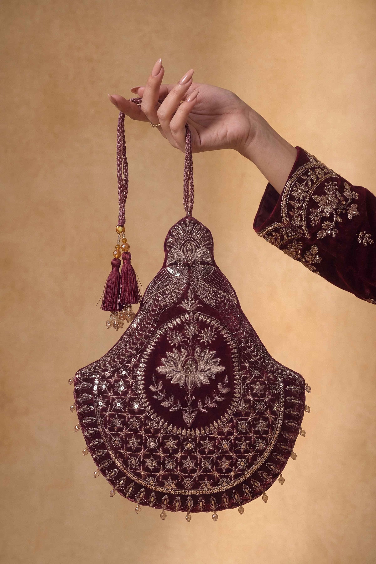 Embroidered Pouch - ST1PE-LUXE26WV1-2 for Women - Pret Collection | Nishat | Shop Online