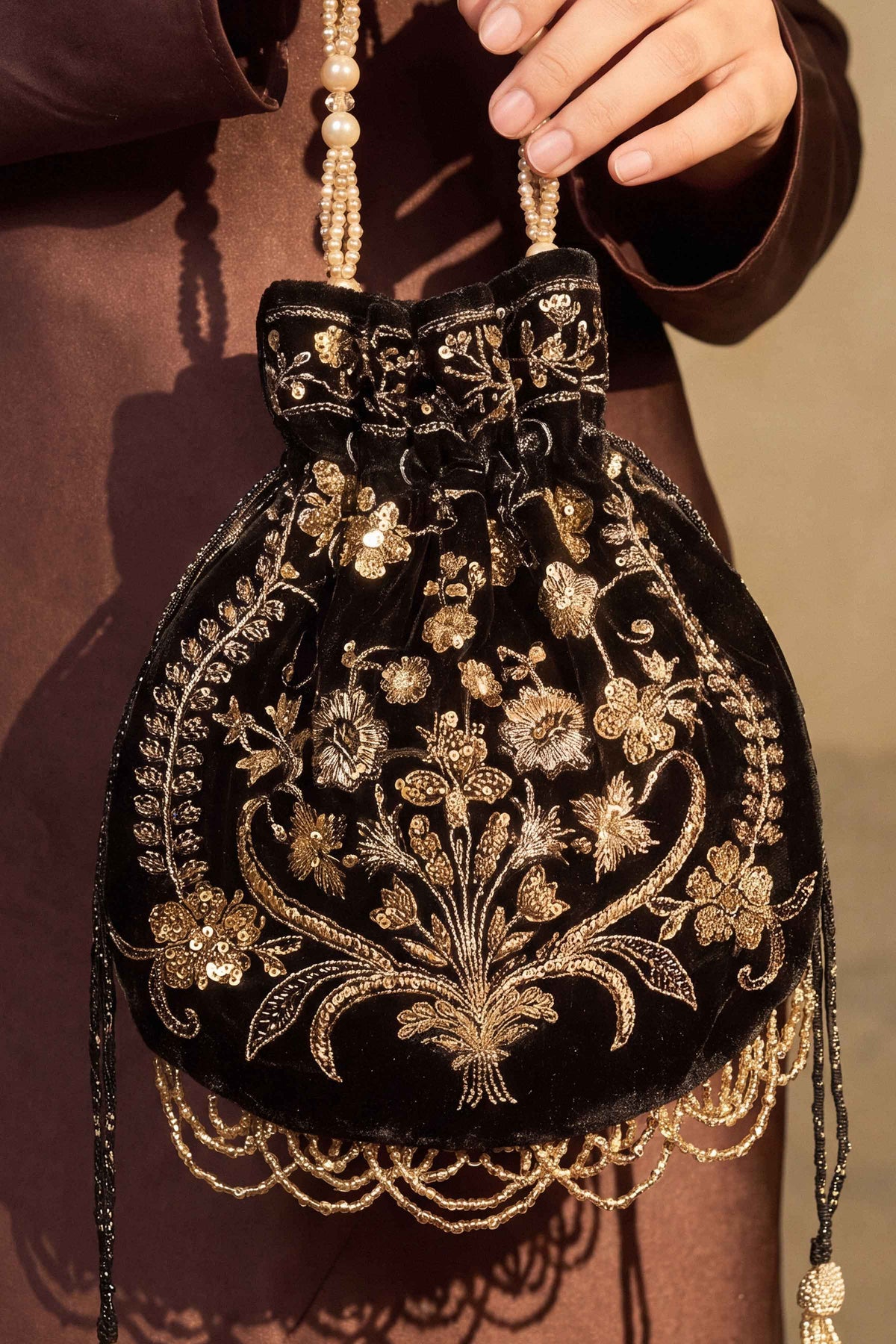 Embroidered Pouch - ST1PE-LUXE26WV1-6 for Women - Pret Collection | Nishat | Shop Online