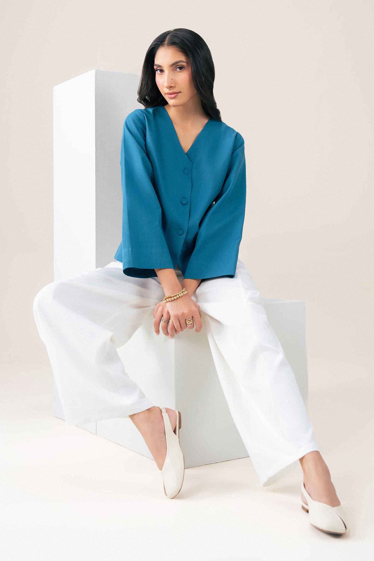 Solid Jacket - ST1S-AURA26WV2-5 for Women - Pret Collection | Nishat | Shop Online