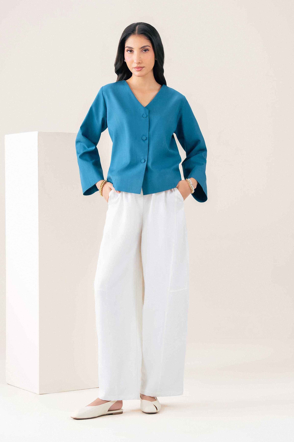 Solid Jacket - ST1S-AURA26WV2-5 for Women - Pret Collection | Nishat | Shop Online