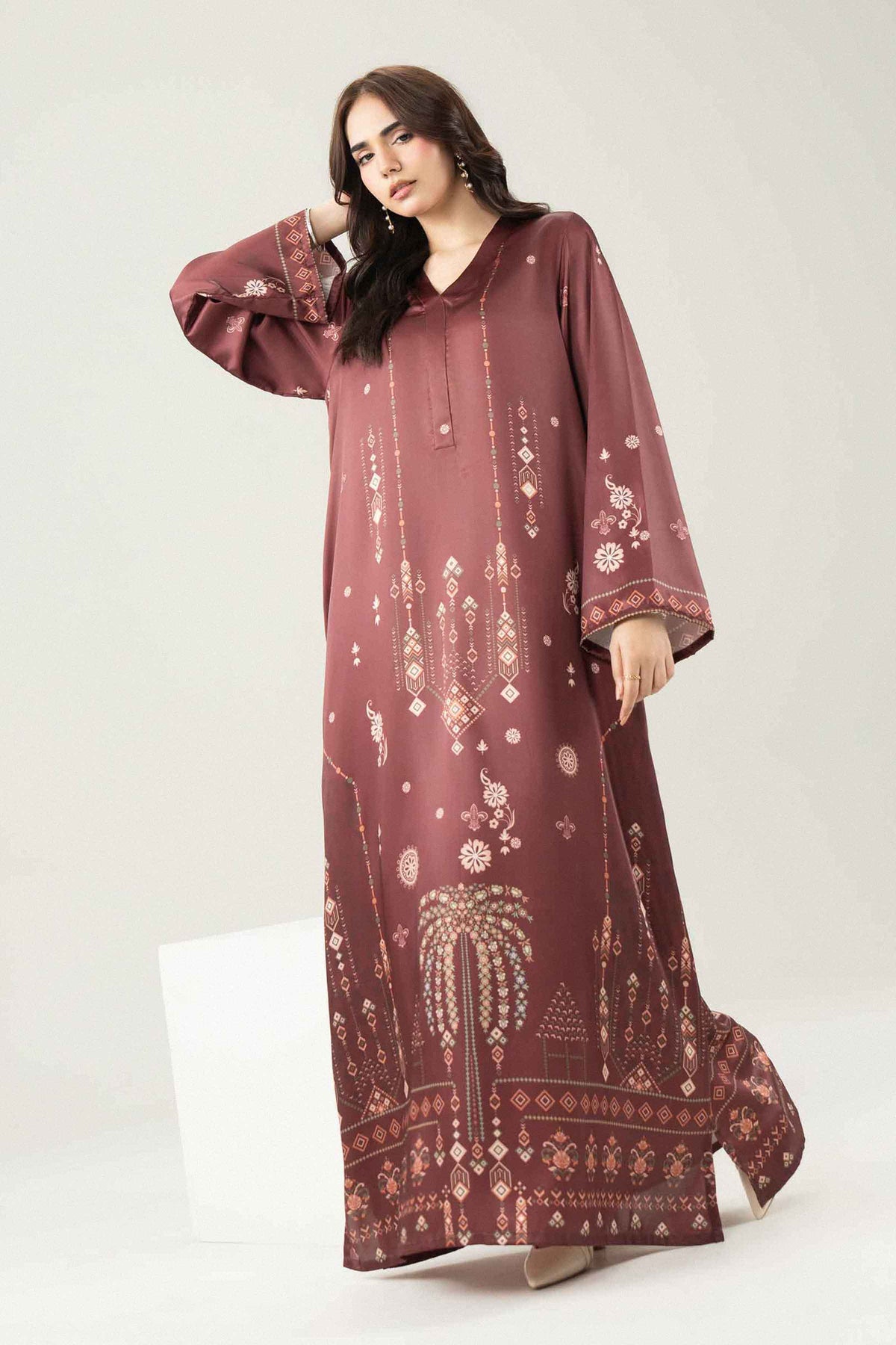 Printed Jalabiya - ST1S-JALA26WV2-17