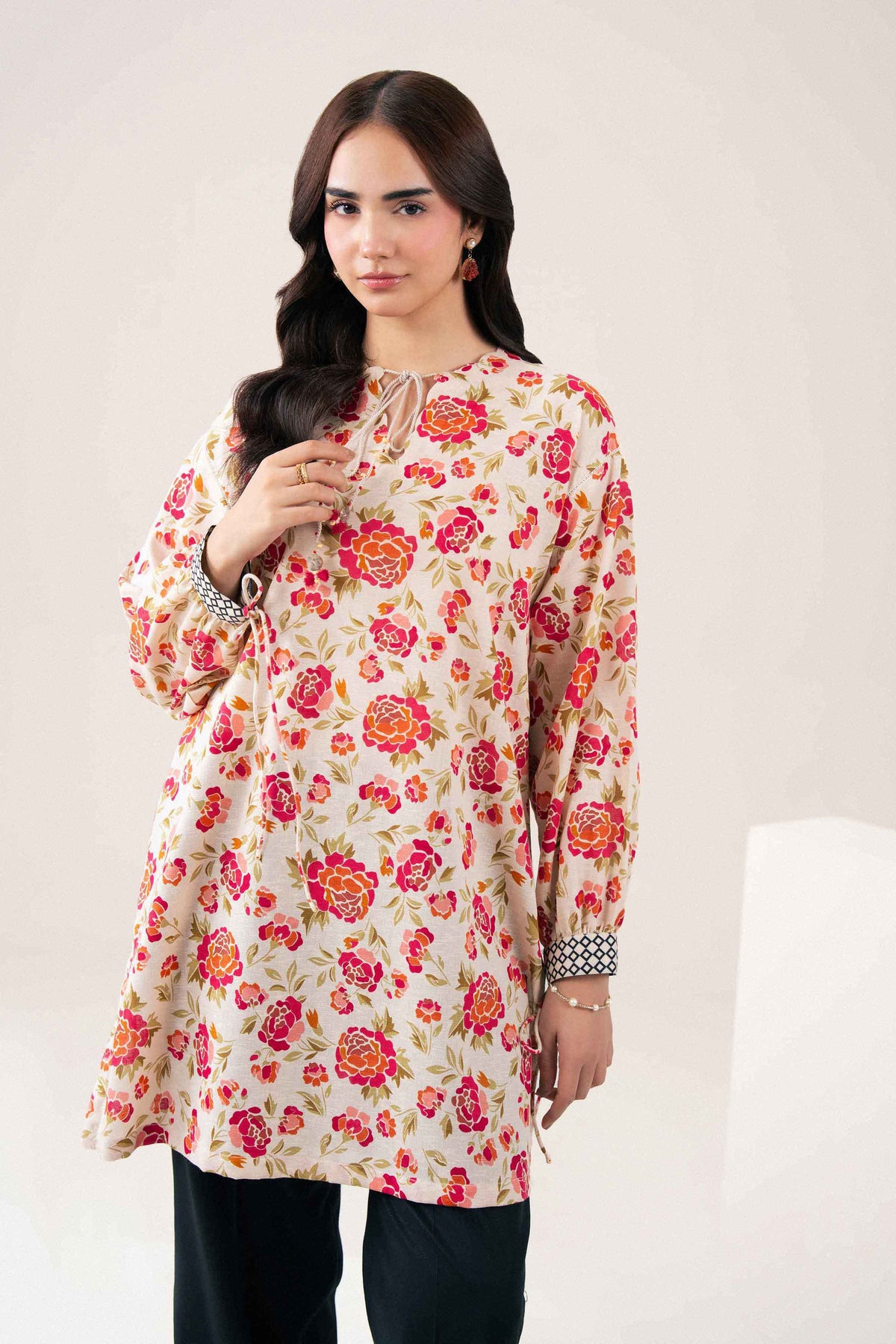 Printed Shirt - ST1S-PRET26WV2-2 for Women - Pret Collection | Nishat | Shop Online