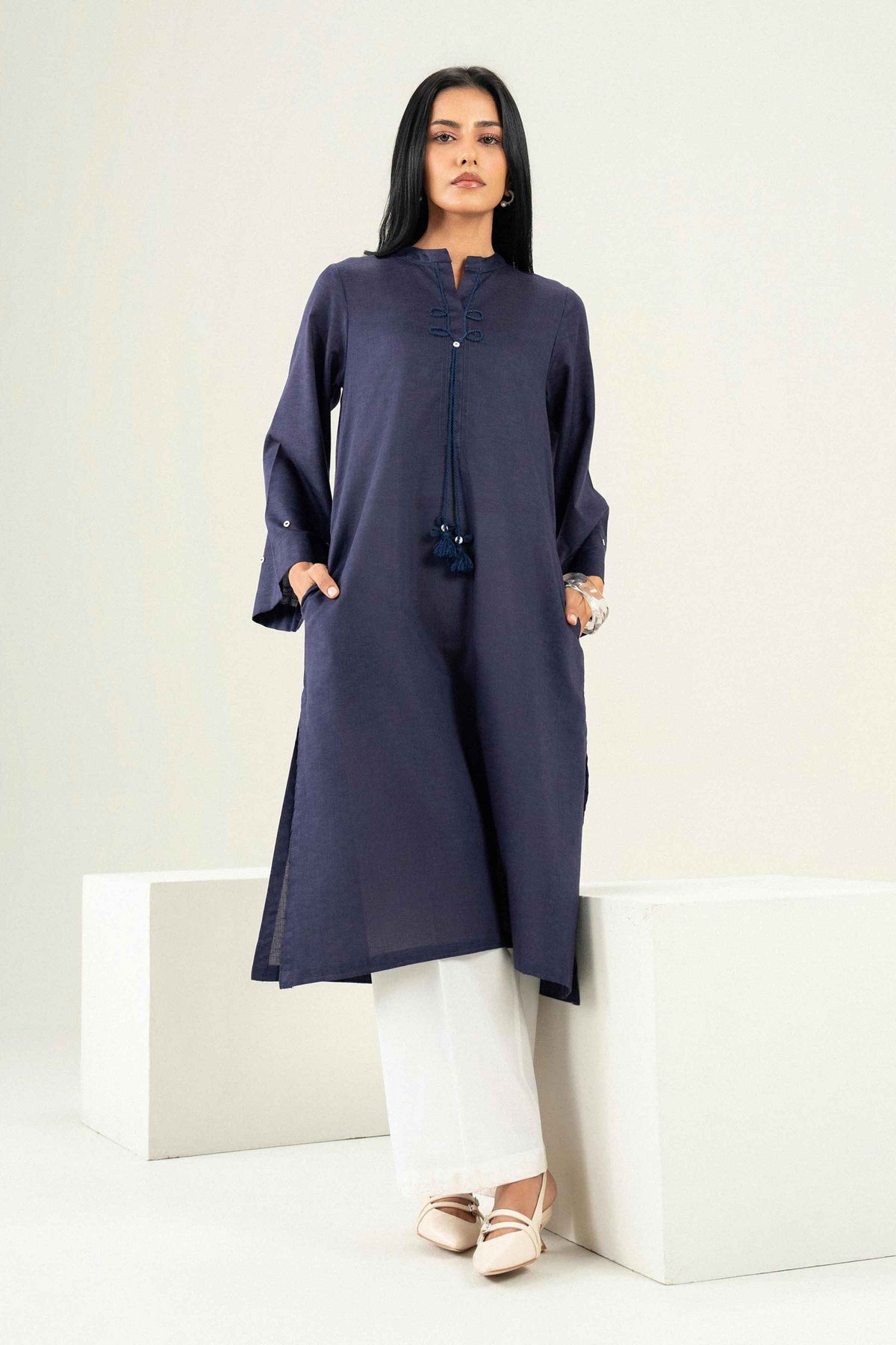 Solid Shirt - ST1S-PRET26WV2-4 for Women - Pret Collection | Nishat | Shop Online