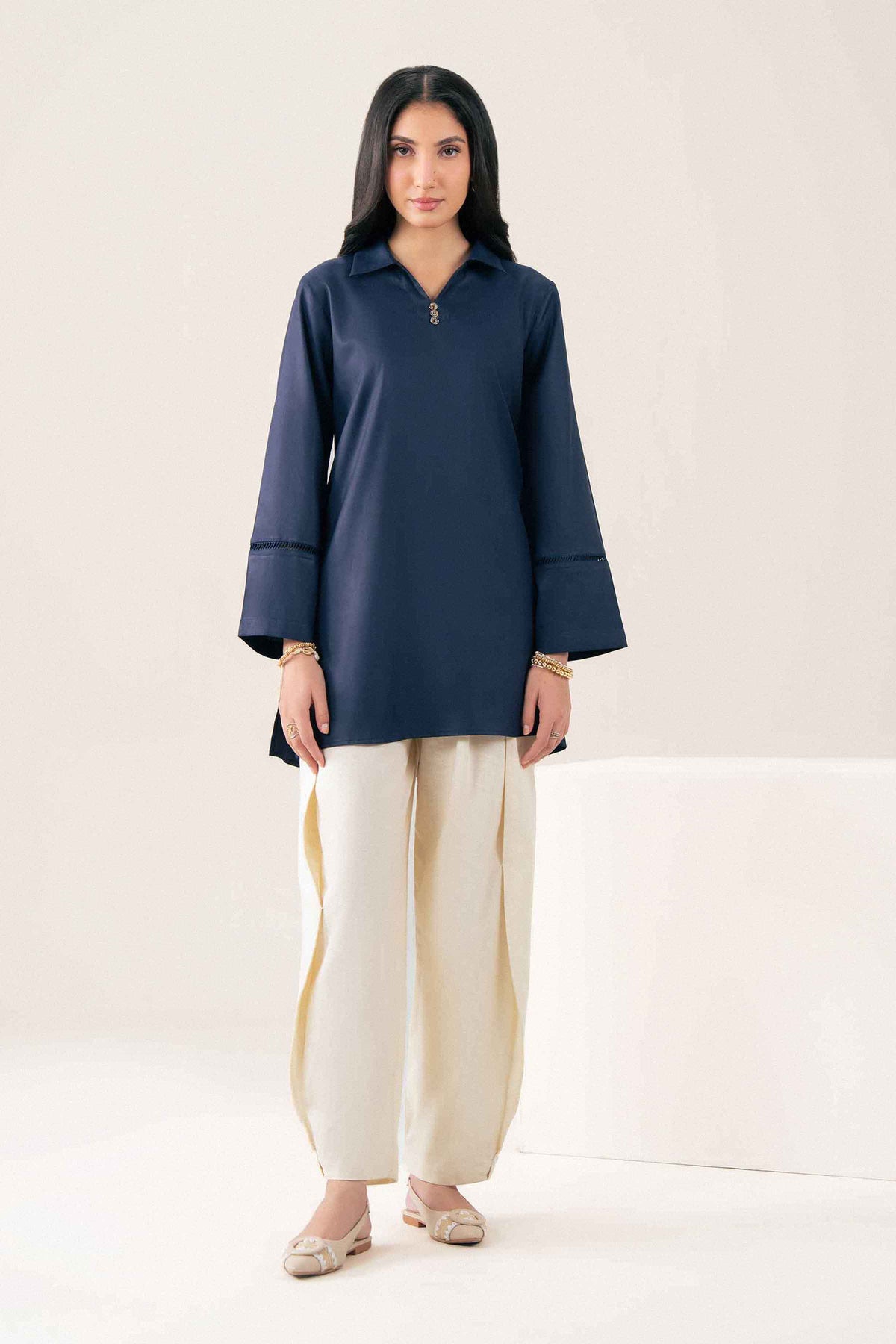 Solid Tunic - ST1S-PRET26WV3-1 for Women - Pret Collection | Nishat | Shop Online
