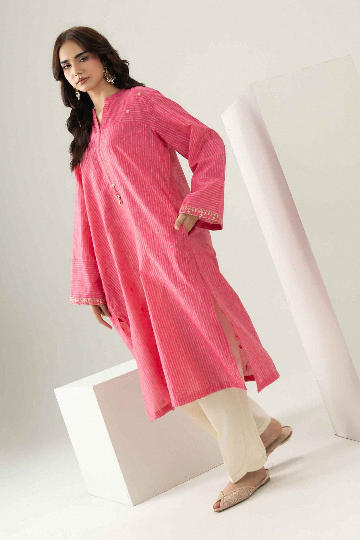 Solid Shirt - ST1S-PRET26WV3-3 for Women - Pret Collection | Nishat | Shop Online