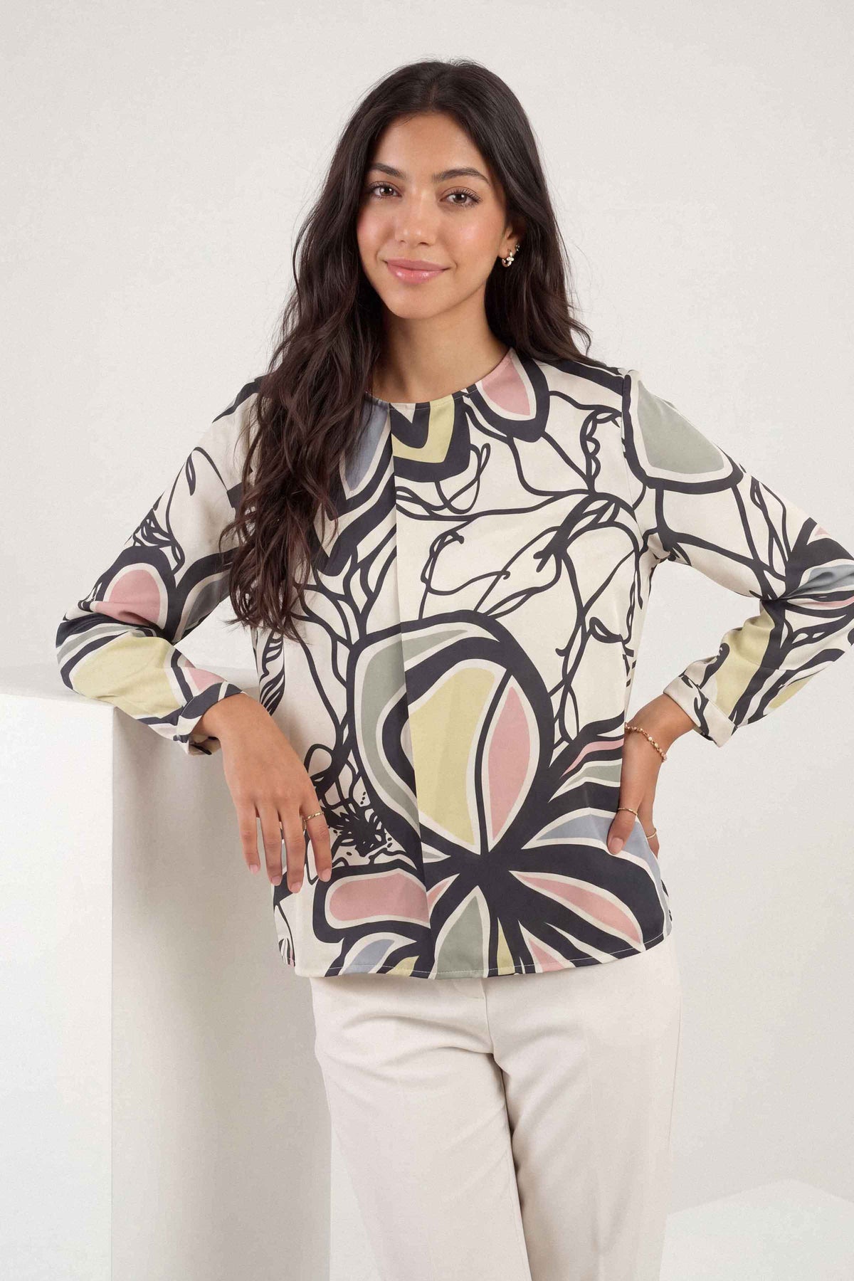 Printed Tunic - ST1SE-AURA26WV1-5