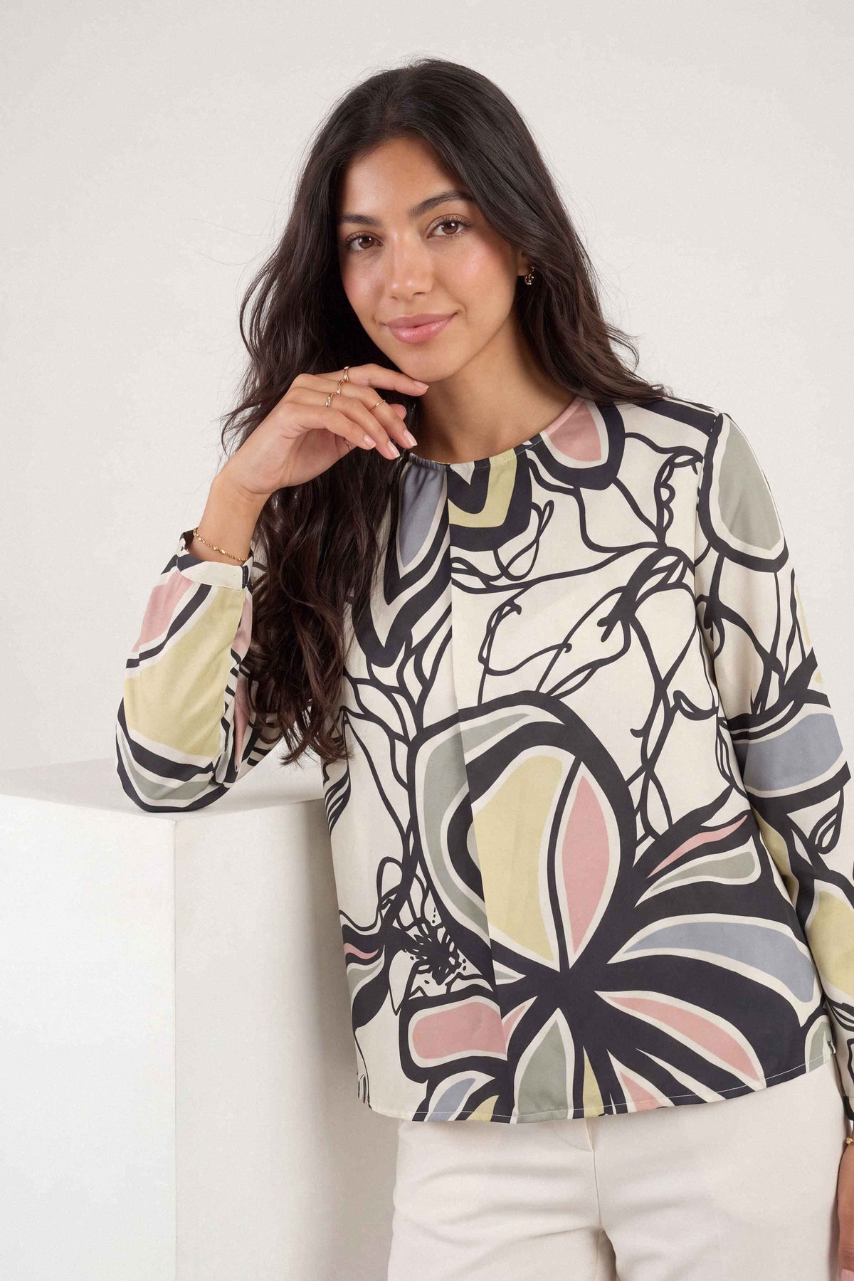 Printed Tunic - ST1SE-AURA26WV1-5
