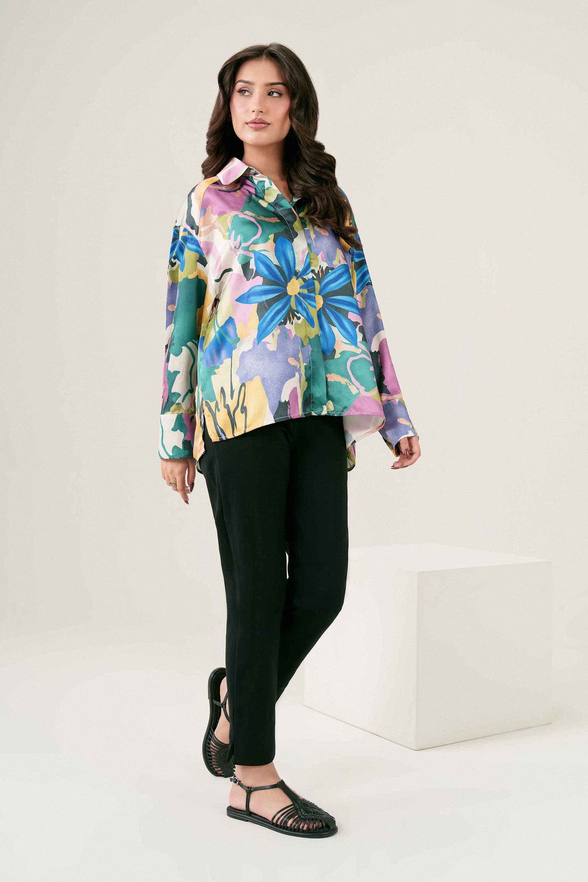 Printed Shirt - ST1SE-AURA26WV2-1 for Women - Pret Collection | Nishat | Shop Online