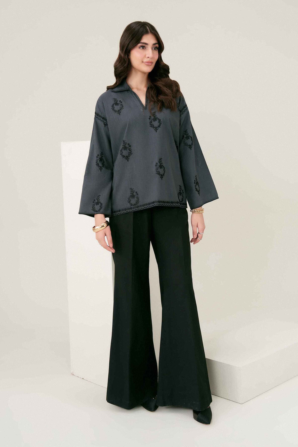 Embroidered Shirt - ST1SE-AURA26WV2-4 for Women - Pret Collection | Nishat | Shop Online