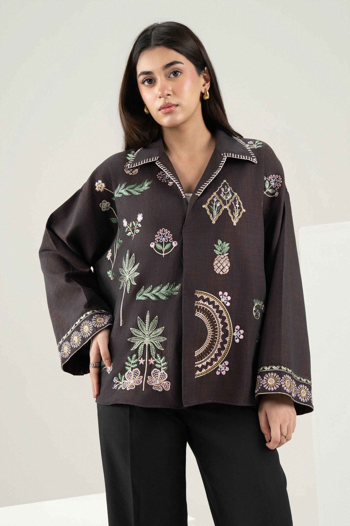 Embroidered Shirt - ST1SE-AURA26WV3-2 for Women - Pret Collection | Nishat | Shop Online