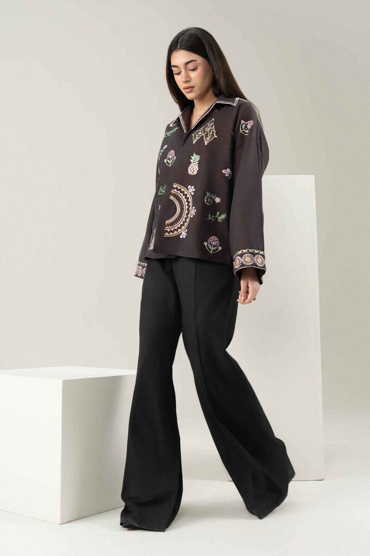 Embroidered Shirt - ST1SE-AURA26WV3-2 for Women - Pret Collection | Nishat | Shop Online