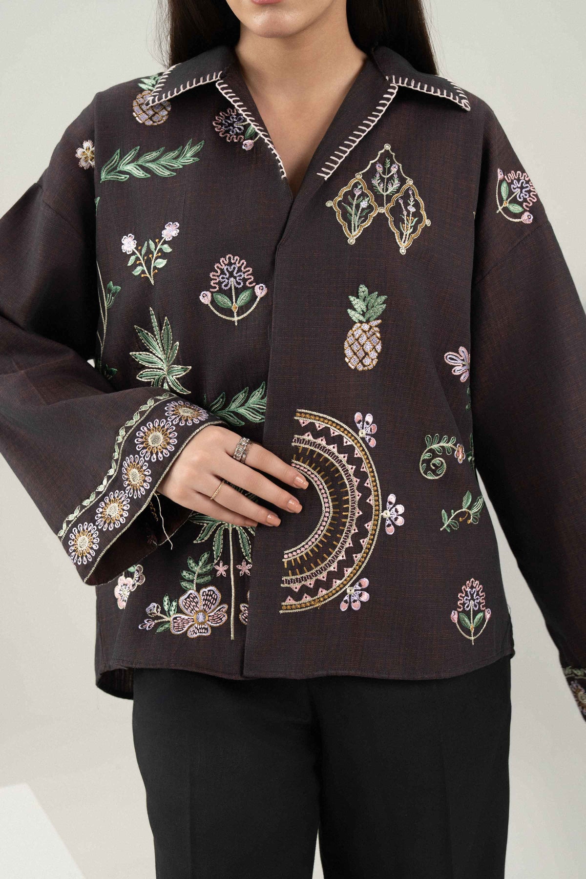 Embroidered Shirt - ST1SE-AURA26WV3-2 for Women - Pret Collection | Nishat | Shop Online