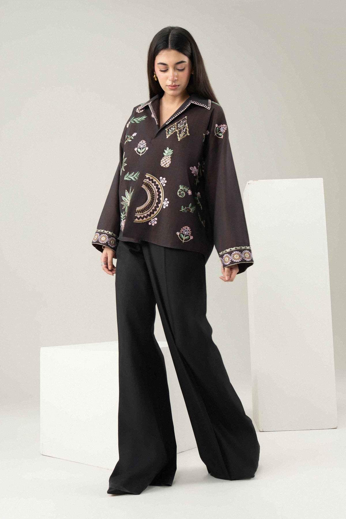 Embroidered Shirt - ST1SE-AURA26WV3-2 for Women - Pret Collection | Nishat | Shop Online