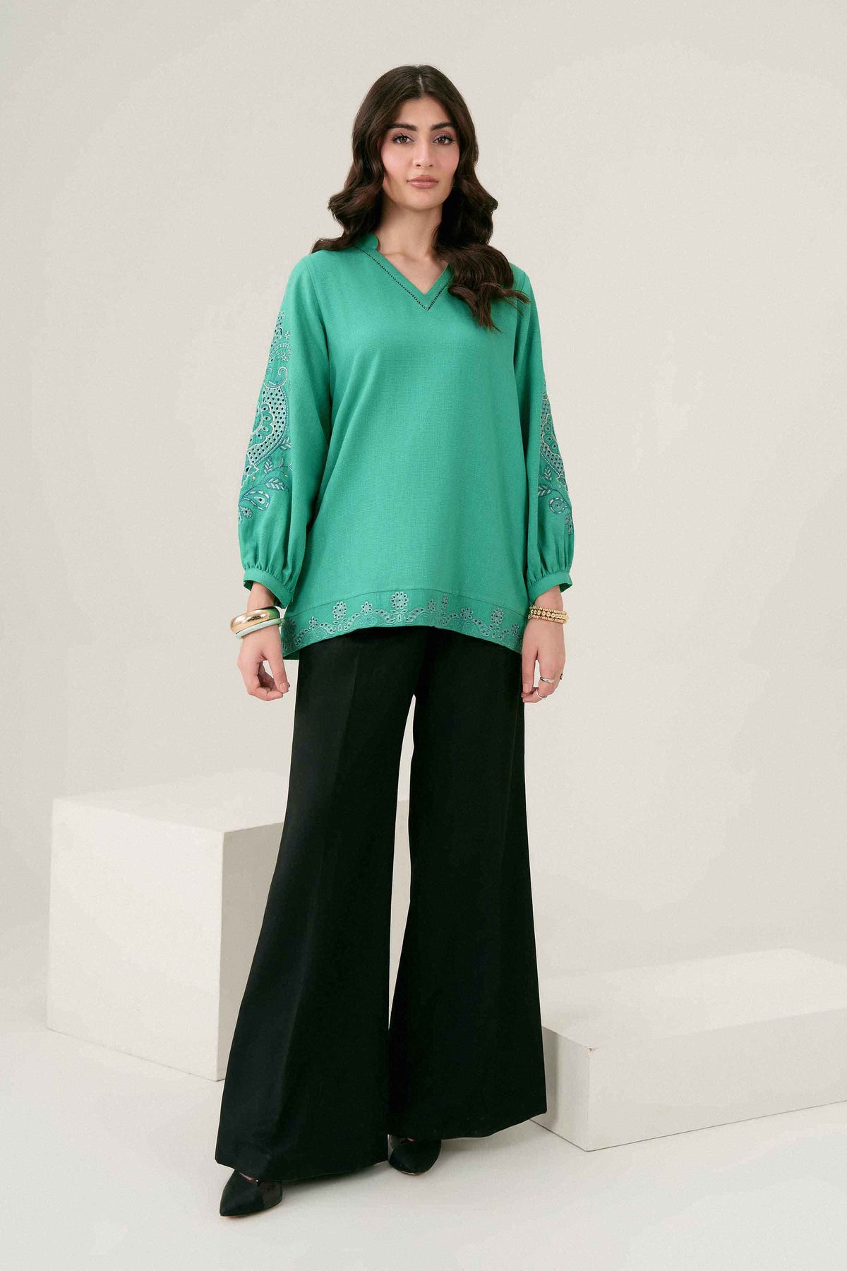 Embroidered Tunic - ST1SE-AURA26WV3-7 for Women - Pret Collection | Nishat | Shop Online