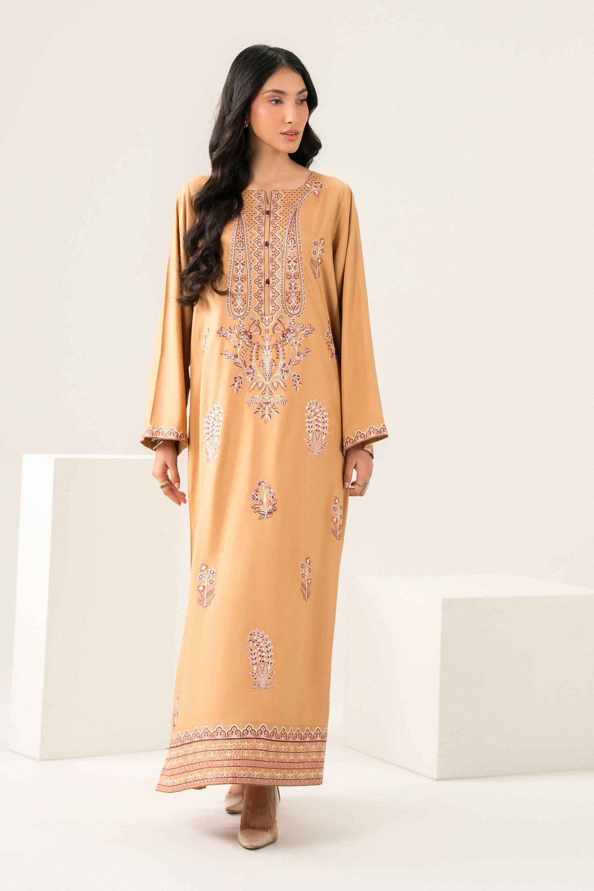 Embroidered Jalabiya - ST1SE-JALA26WV2-2 for Women - Pret Collection | Nishat | Shop Online