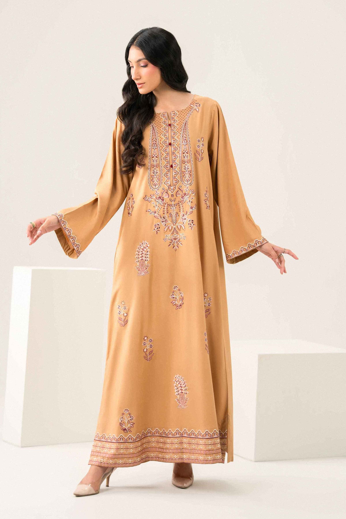 Embroidered Jalabiya - ST1SE-JALA26WV2-2 for Women - Pret Collection | Nishat | Shop Online