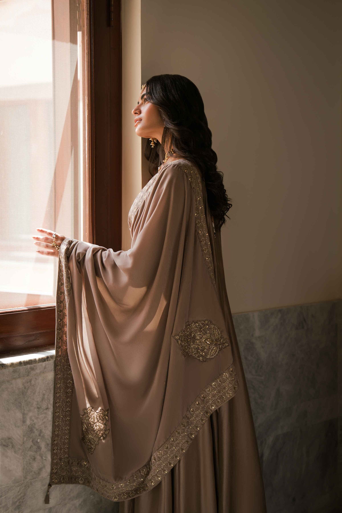 Embroidered Shawl - ST1SE-LUXE26WV1-4 for Women - Pret Collection | Nishat | Shop Online