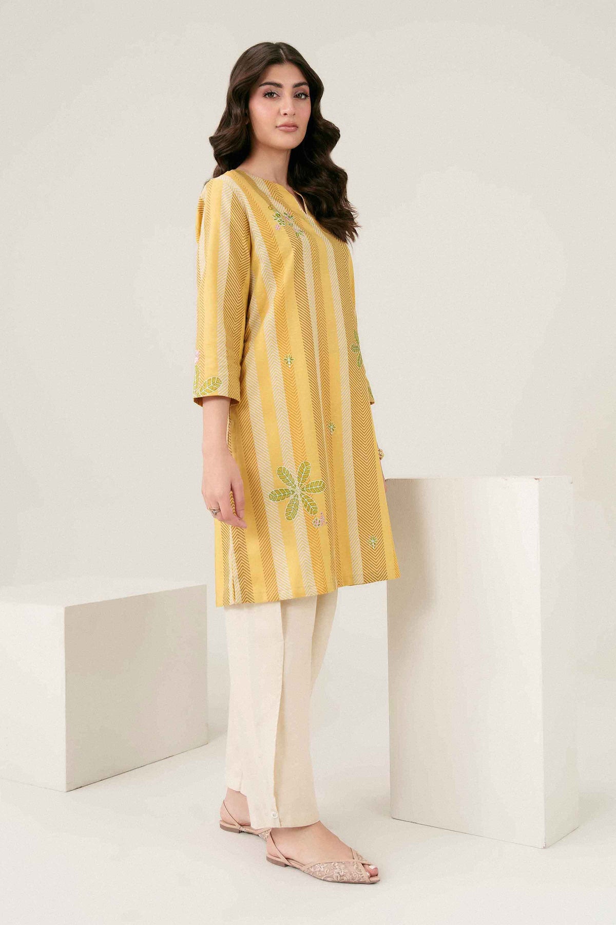 Printed Embroidered Shirt - ST1SE-PRET26WV2-17 for Women - Pret Collection | Nishat | Shop Online