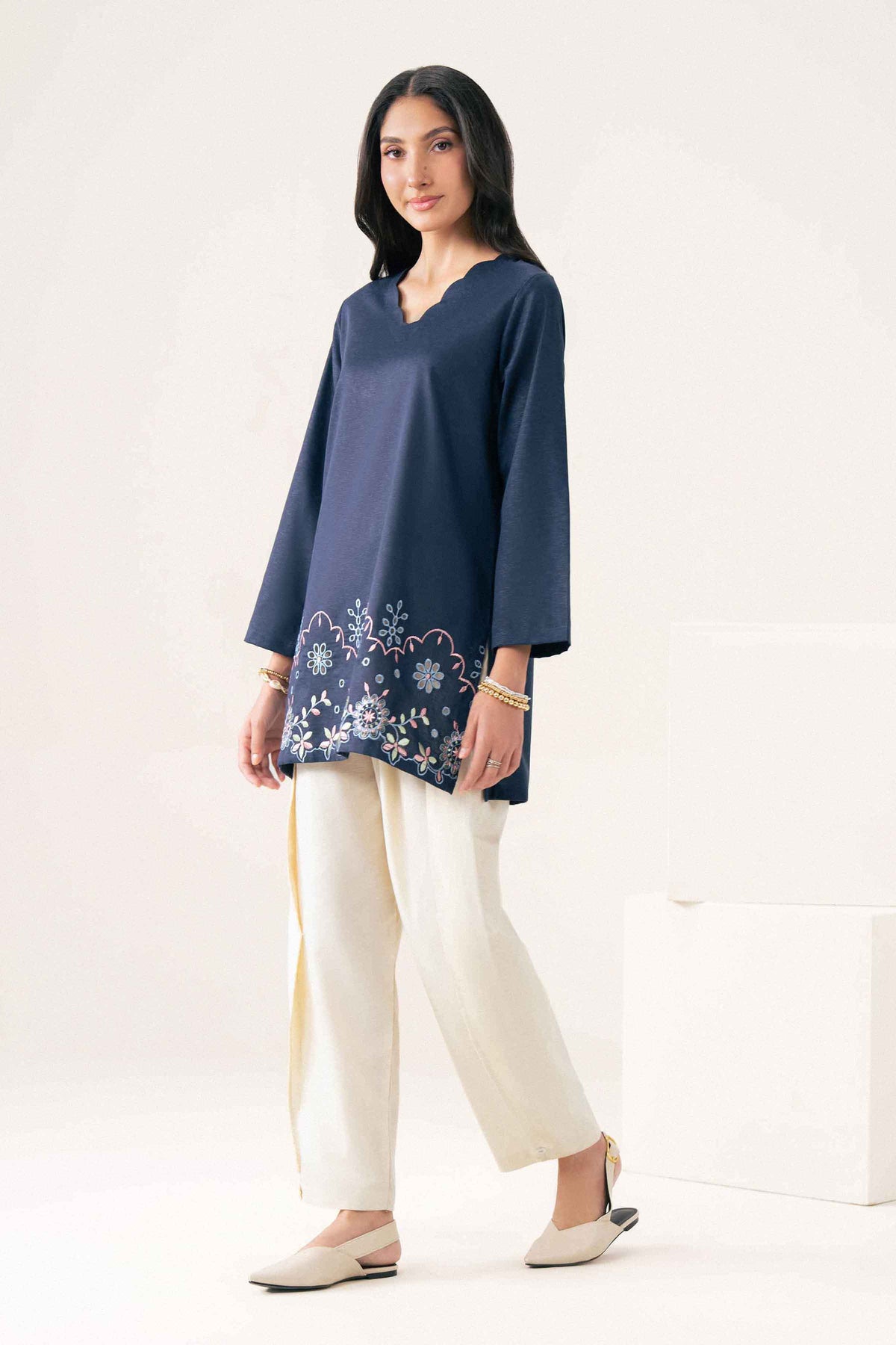 Embroidered Shirt - ST1SE-PRET26WV2-19 for Women - Pret Collection | Nishat | Shop Online