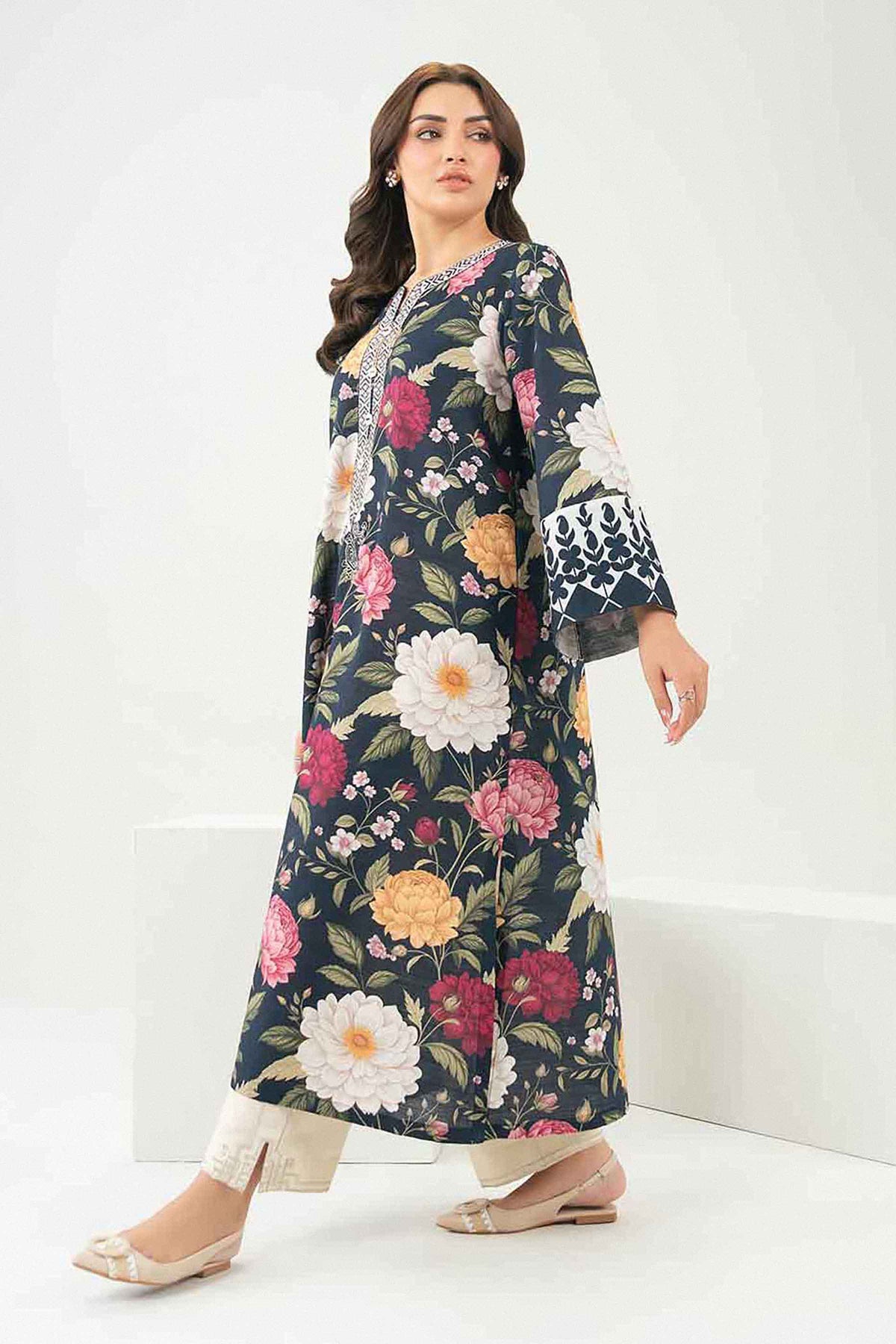 Printed Embroidered Shirt - ST1SE-PRET26WV2-7 for Women - Pret Collection | Nishat | Shop Online