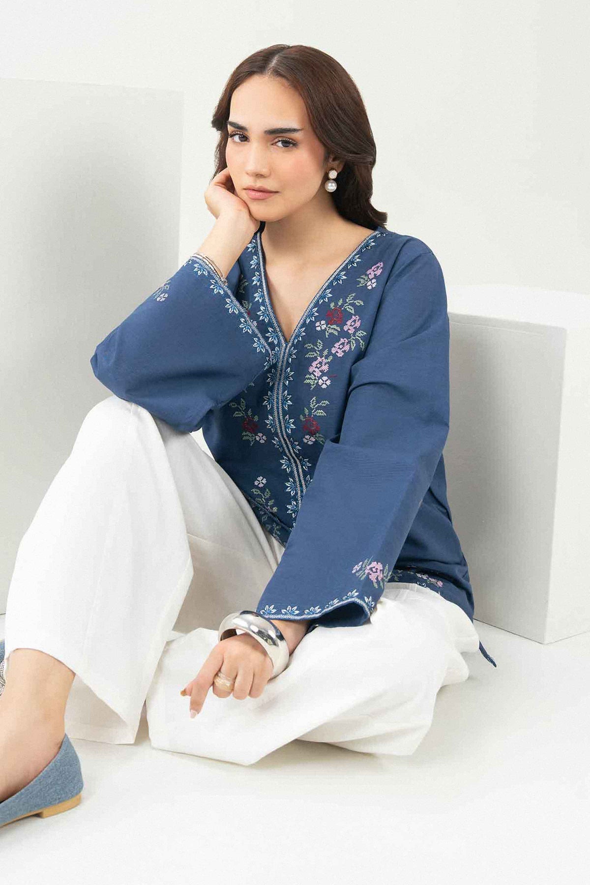 Embroidered Tunic - ST1SE-PRET26WV3-4 for Women - Pret Collection | Nishat | Shop Online
