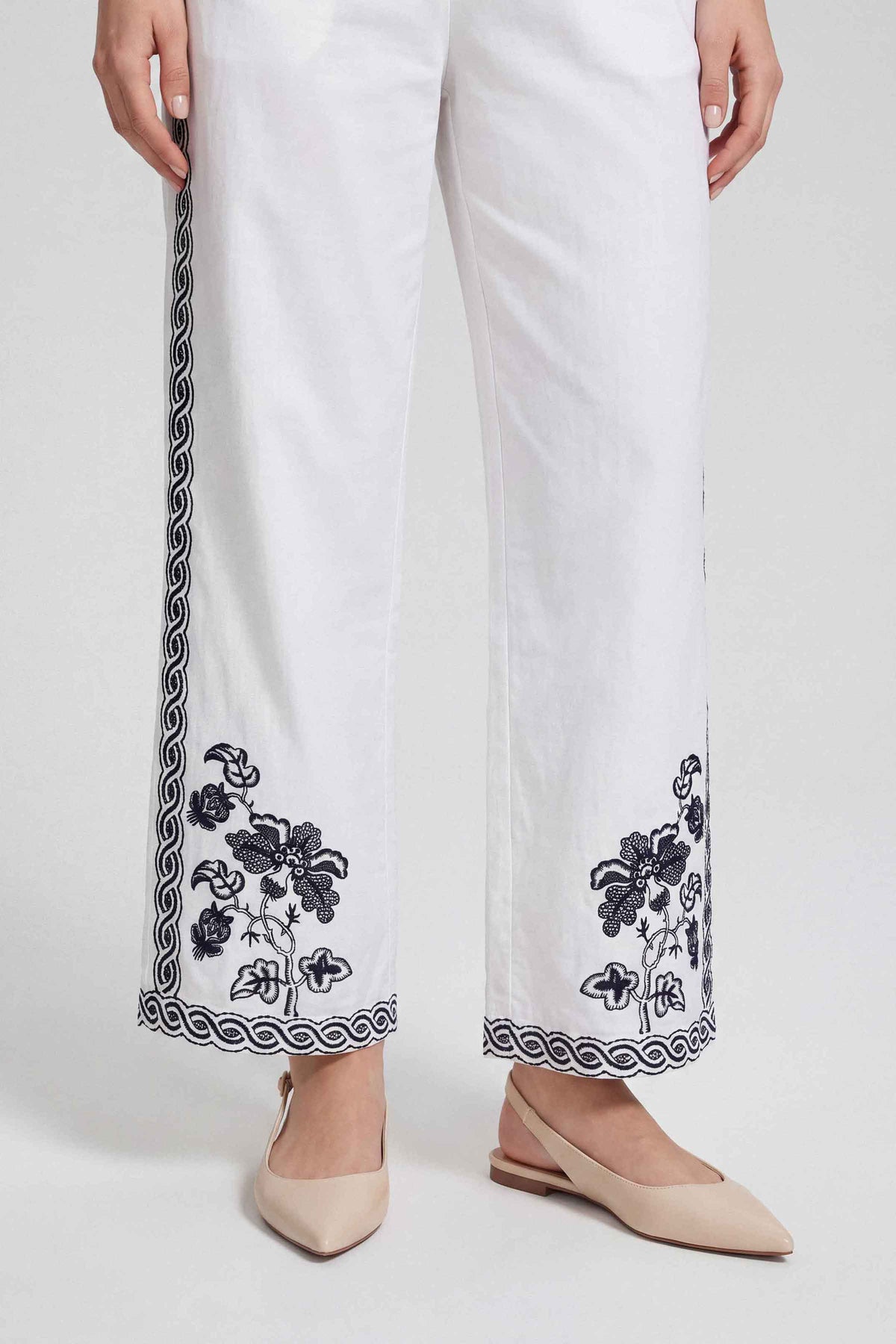 Embroidered Trousers - ST1TE-PRET26WV1-4 for Women - Pret Collection | Nishat | Shop Online