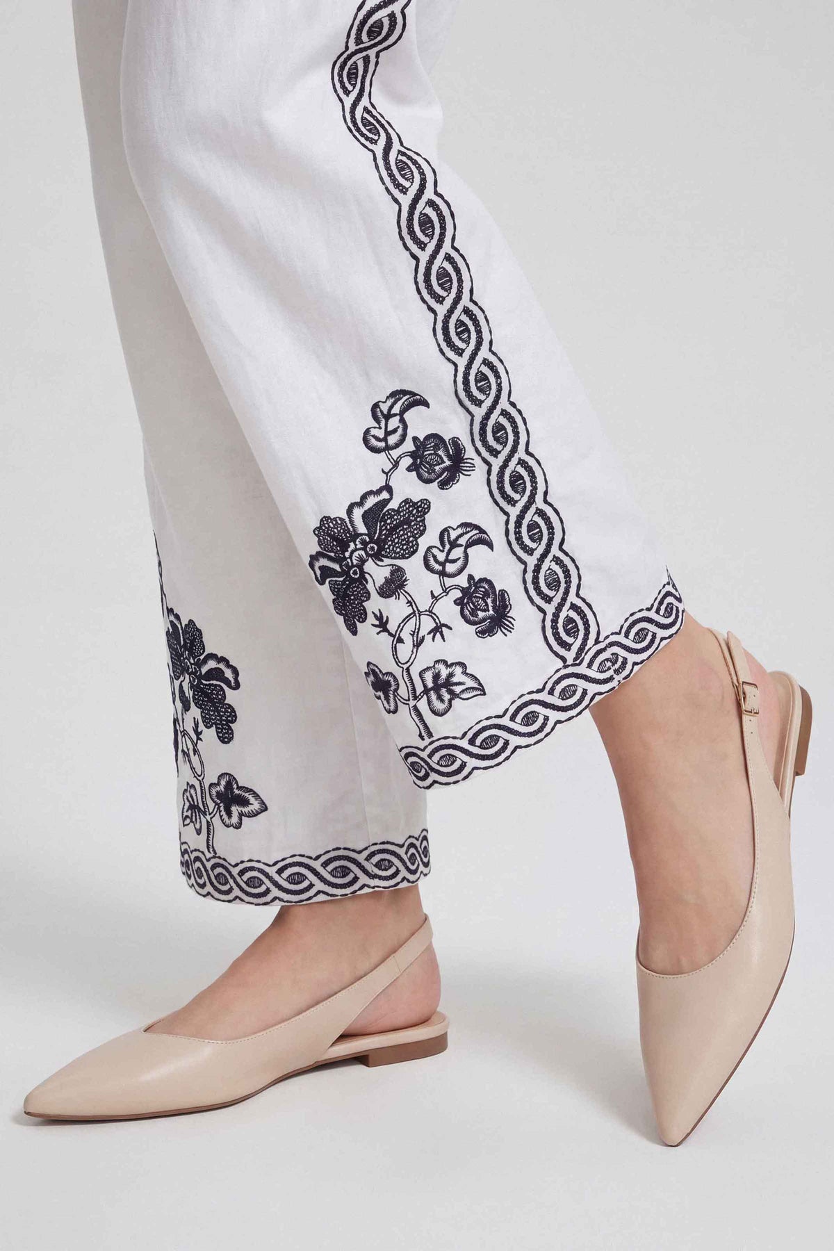 Embroidered Trousers - ST1TE-PRET26WV1-4 for Women - Pret Collection | Nishat | Shop Online