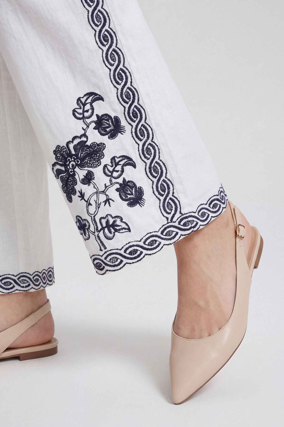 Embroidered Trousers - ST1TE-PRET26WV1-4 for Women - Pret Collection | Nishat | Shop Online