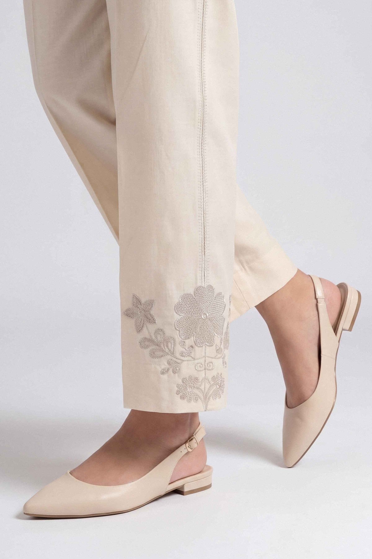 Embroidered Trousers - ST1TE-PRET26WV1-5 for Women - Pret Collection | Nishat | Shop Online