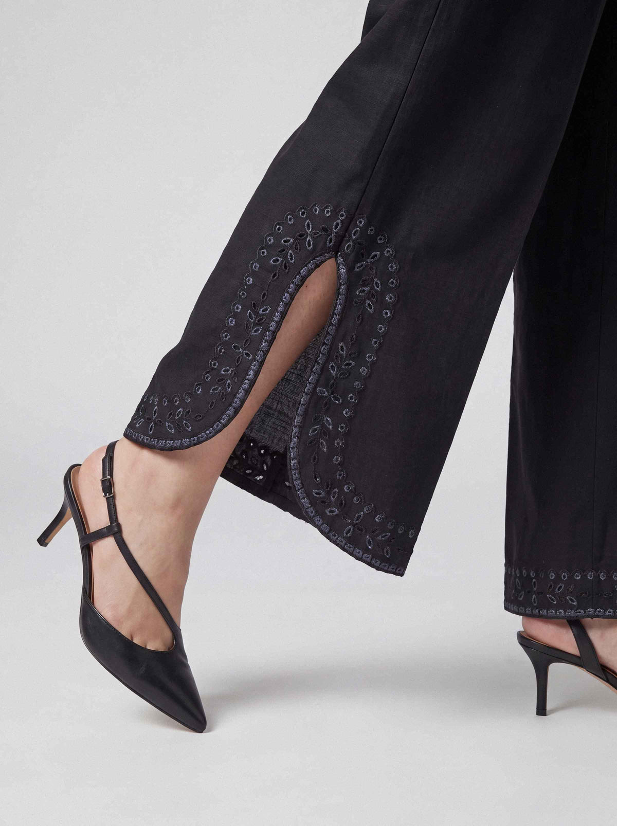 Embroidered Trousers - ST1TE-PRET26WV2-4 for Women - Pret Collection | Nishat | Shop Online