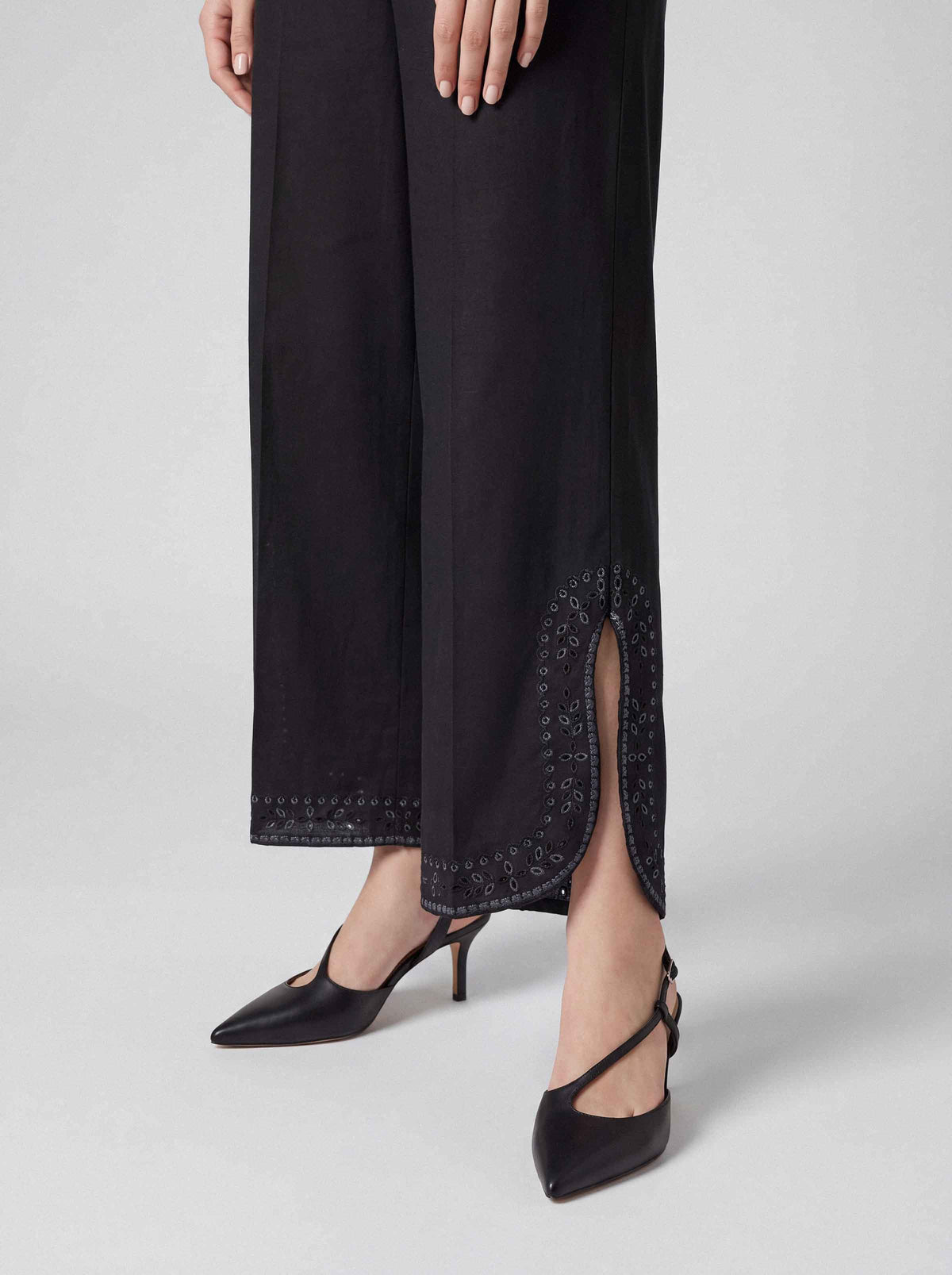 Embroidered Trousers - ST1TE-PRET26WV2-4 for Women - Pret Collection | Nishat | Shop Online