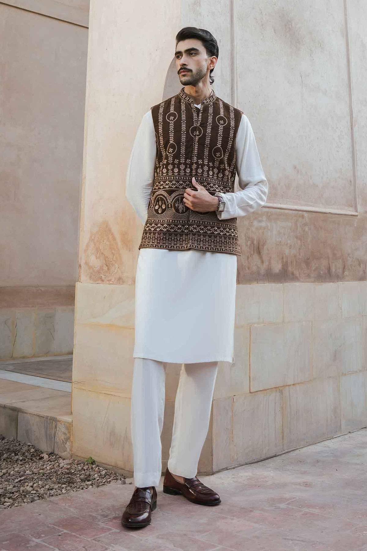 Embroidered Waistcoat - ST1WE-NAQ26WV1-3 for Women - Pret Collection | Nishat | Shop Online