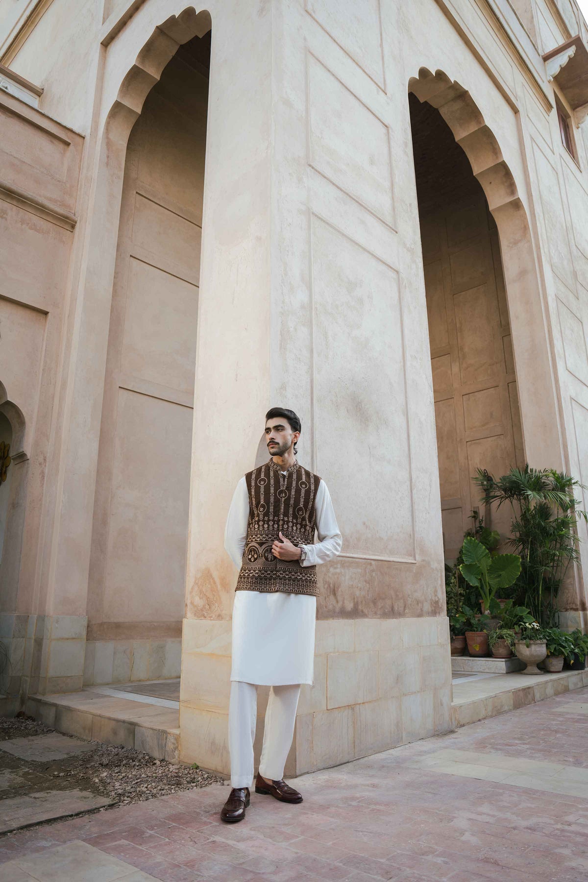 Embroidered Waistcoat - ST1WE-NAQ26WV1-3 for Women - Pret Collection | Nishat | Shop Online