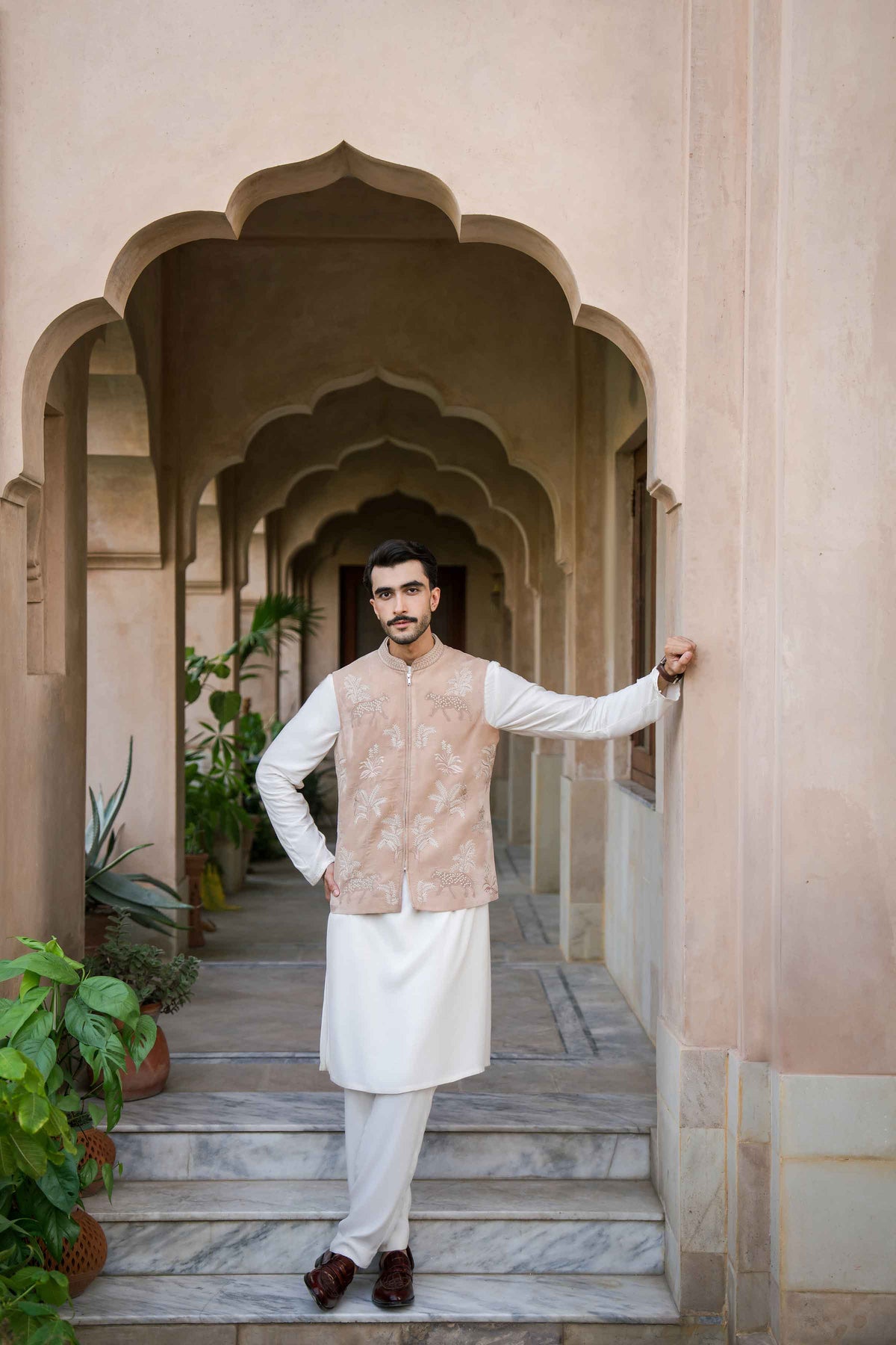 Embroidered Waistcoat - ST1WE-NAQ26WV1-4