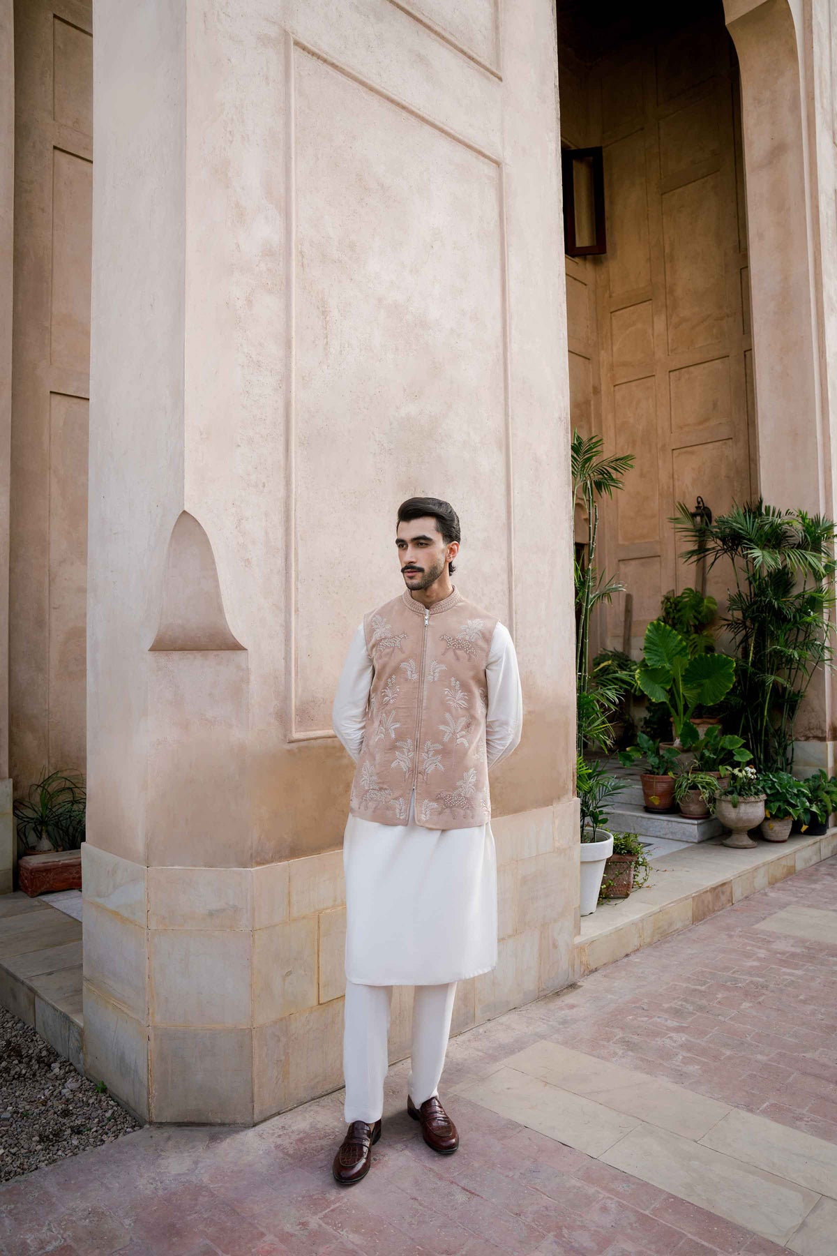 Embroidered Waistcoat - ST1WE-NAQ26WV1-4