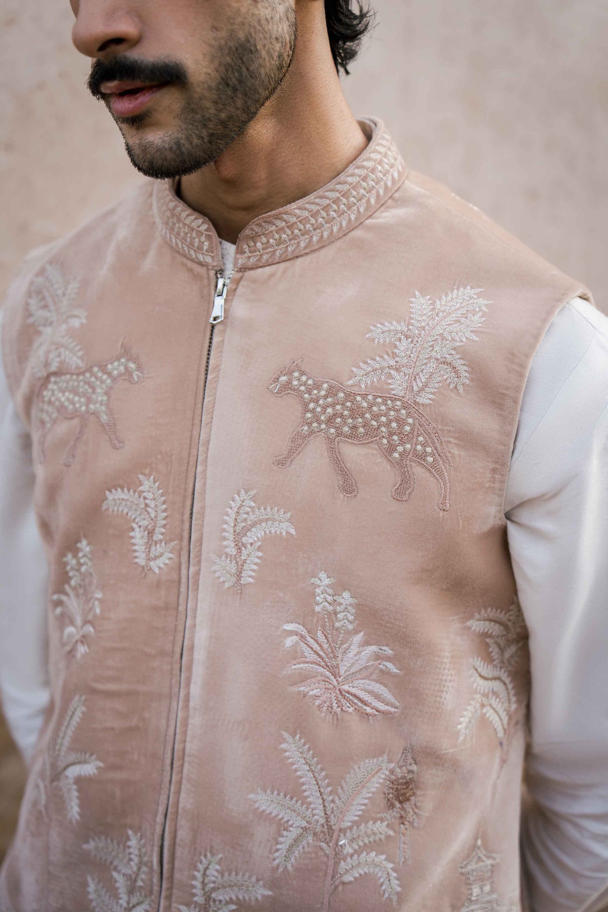 Embroidered Waistcoat - ST1WE-NAQ26WV1-4