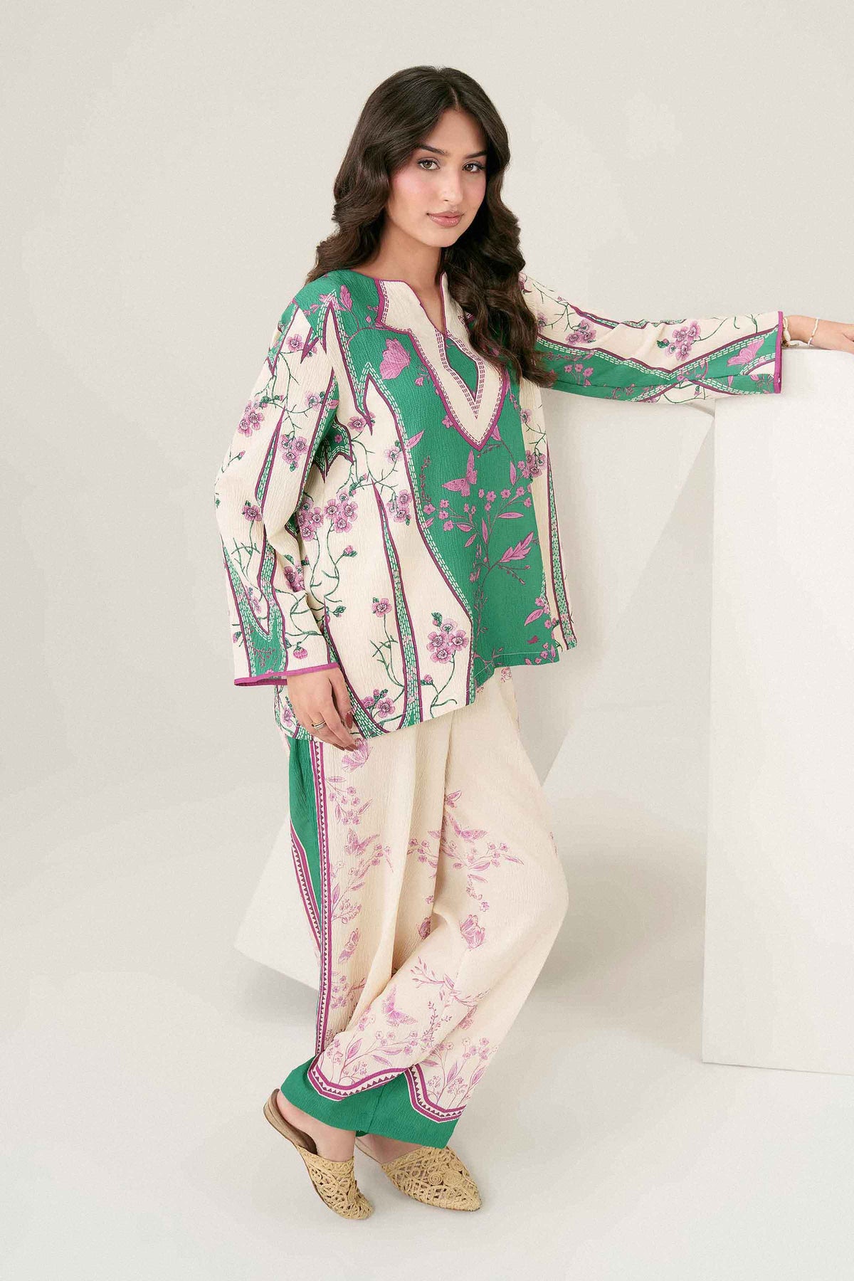 2 Piece - Printed Suit - ST2JS-AURA26WV1-6 for Women - Pret Collection | Nishat | Shop Online