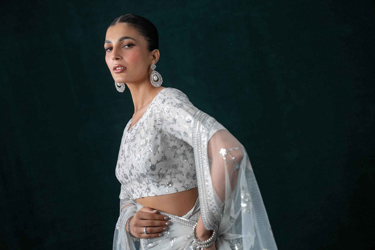 2 Piece - Embroidered Saree - ST2PE-BOUT26WV1-10 for Women - Boutique Collection | Nishat | Shop Online