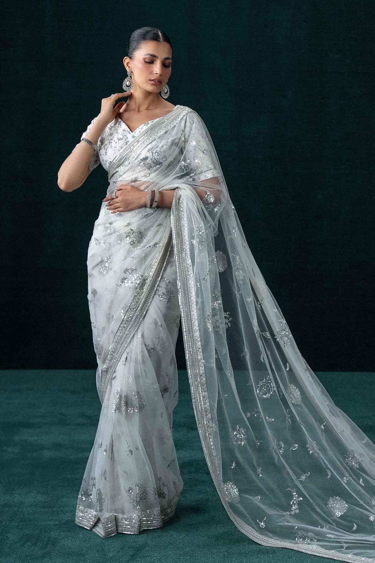 2 Piece - Embroidered Saree - ST2PE-BOUT26WV1-10 for Women - Boutique Collection | Nishat | Shop Online